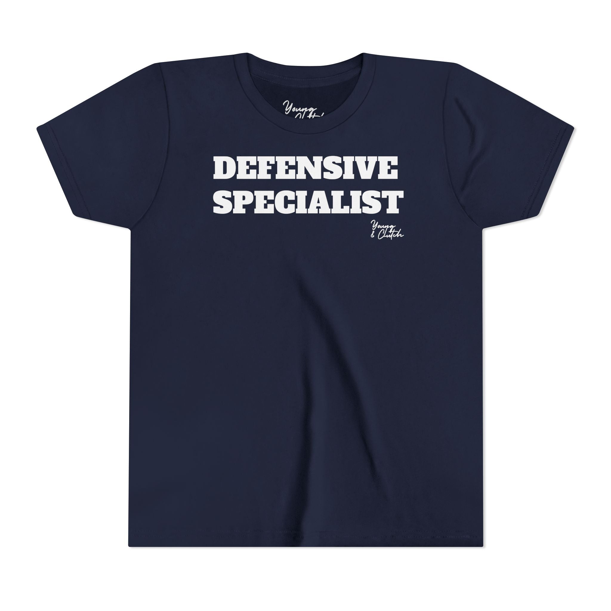 Youth Short Sleeve Tee Young & Clutch Defensive Specialist