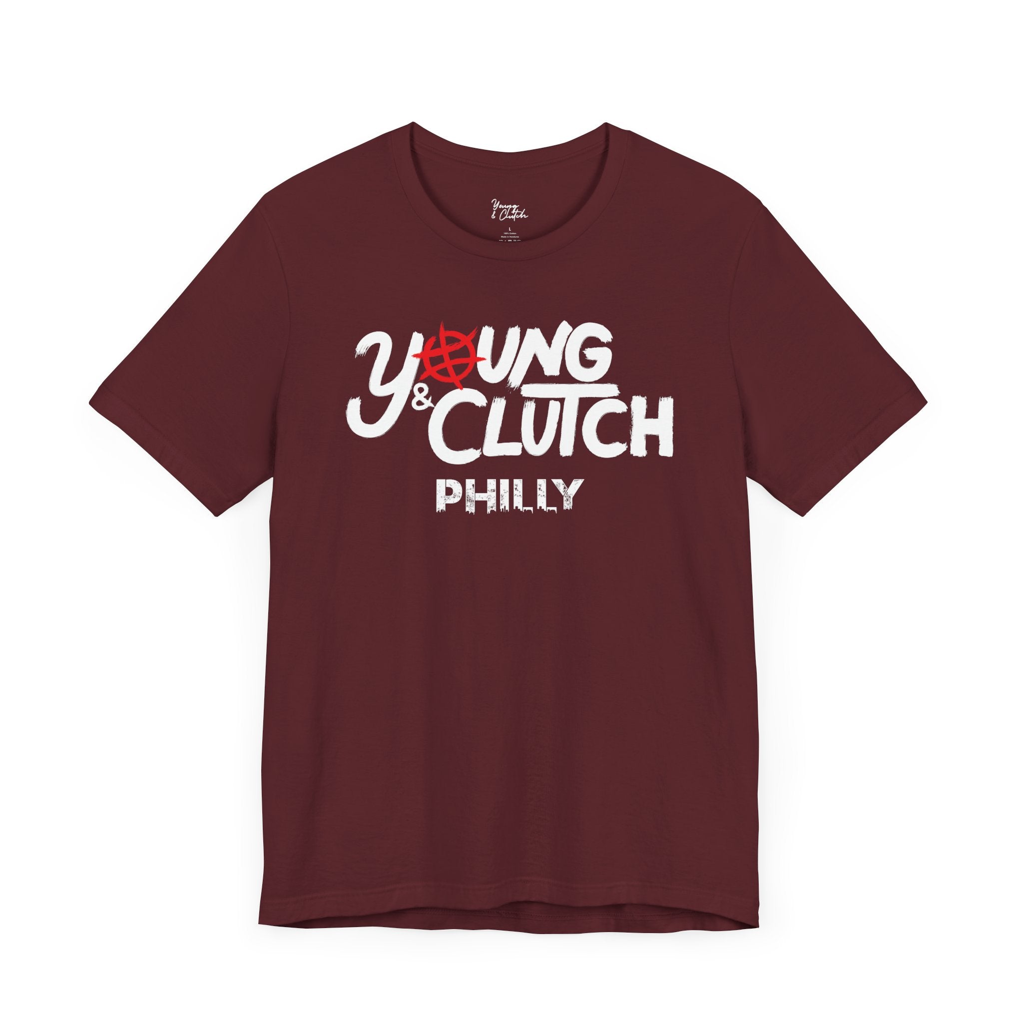 Young & Clutch Philly Basketball T-shirt (Adult size)