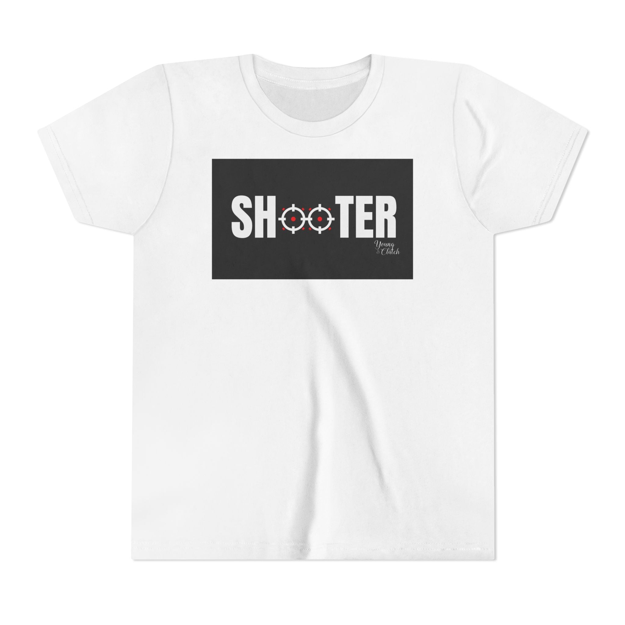 Youth Short Sleeve Tee Abstract Young & Clutch Shooter