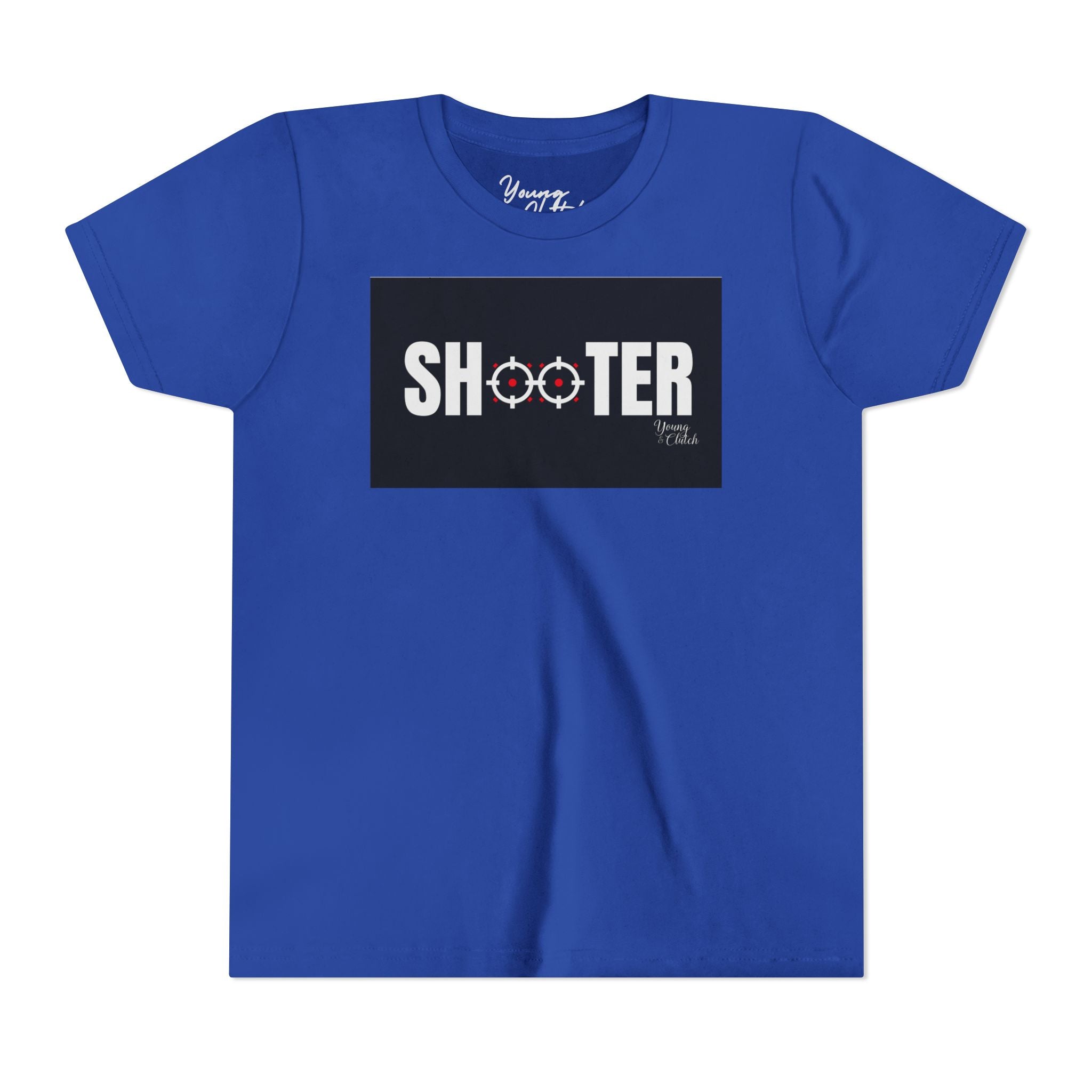 Youth Short Sleeve Tee Abstract Young & Clutch Shooter