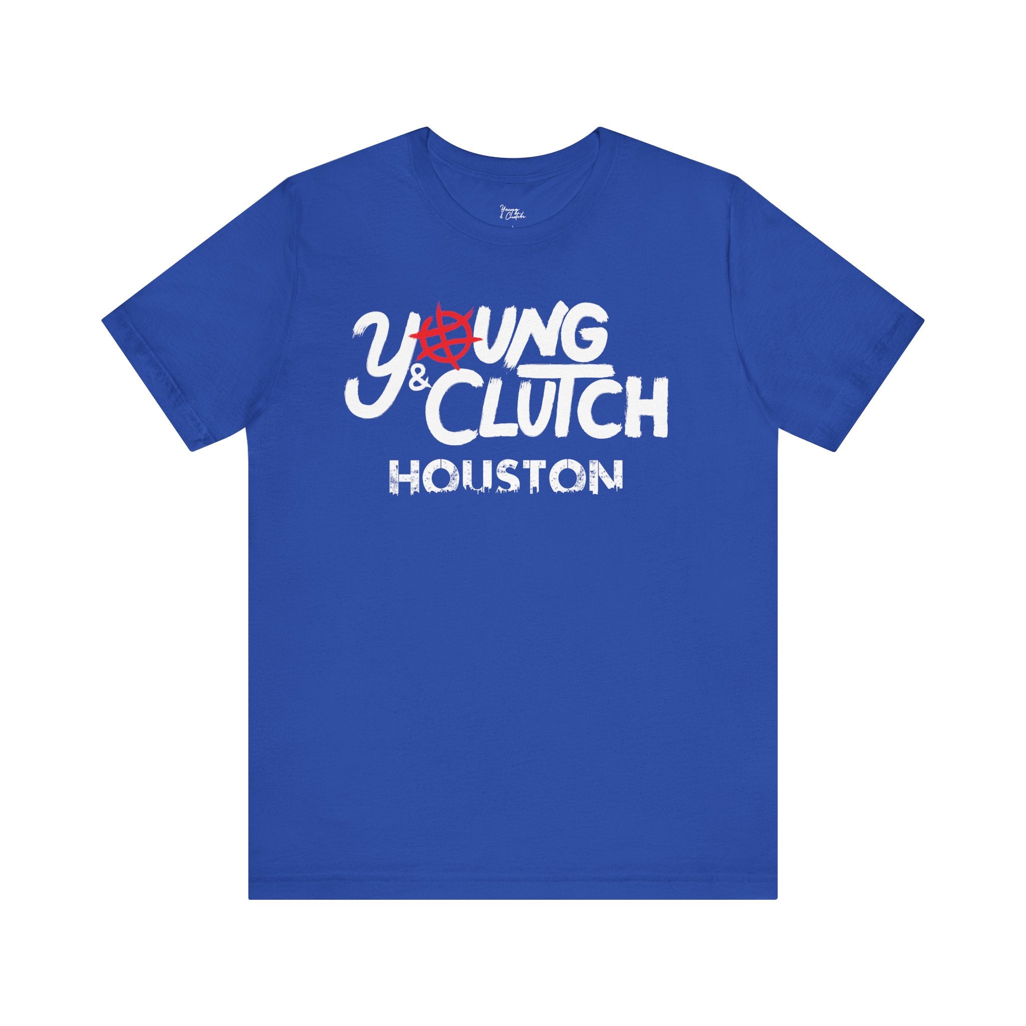 Young & Clutch Houston Basketball T-shirt (Adult size)