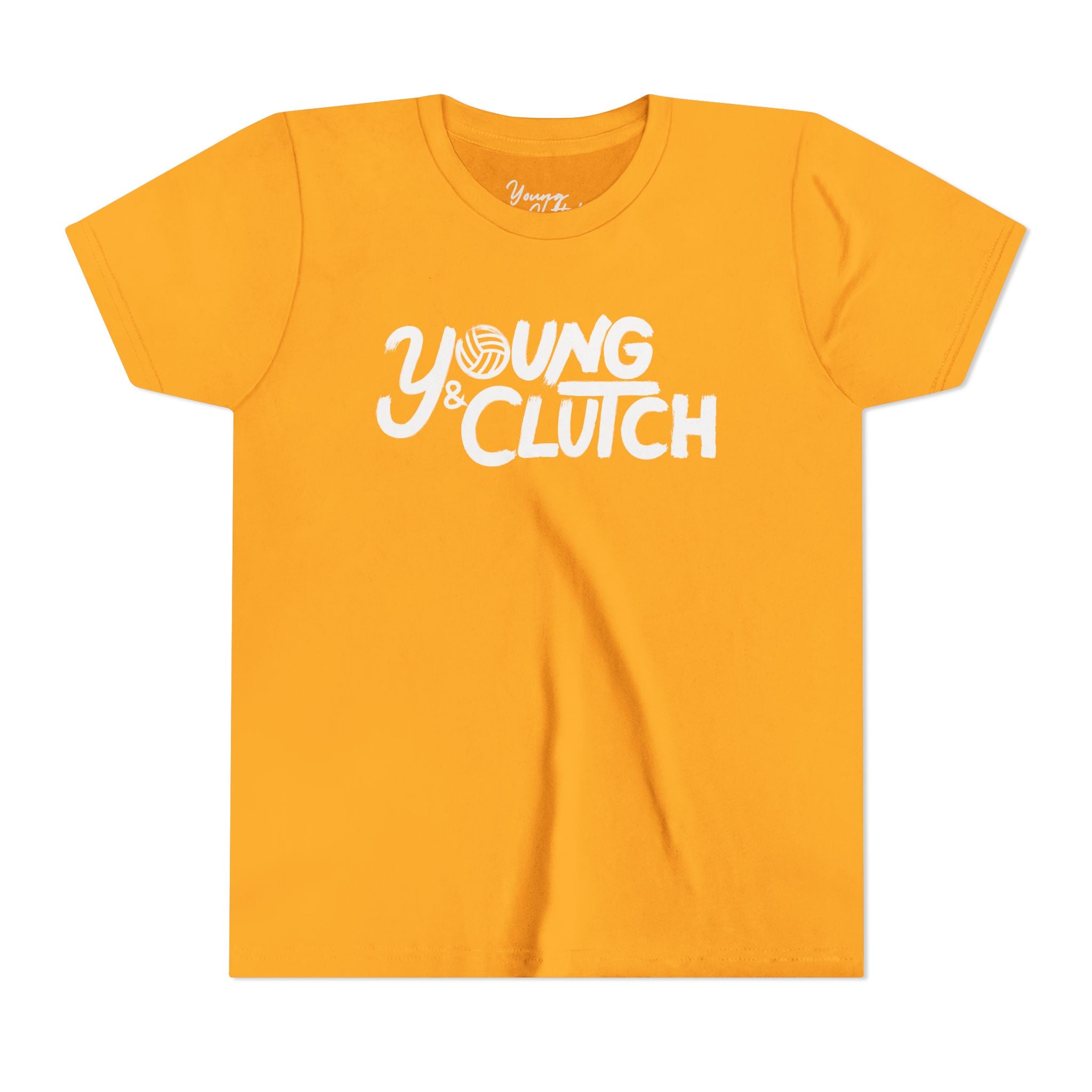 Youth Short Sleeve Tee - Young & Clutch Volleyball T-Shirt for Trendy Kids