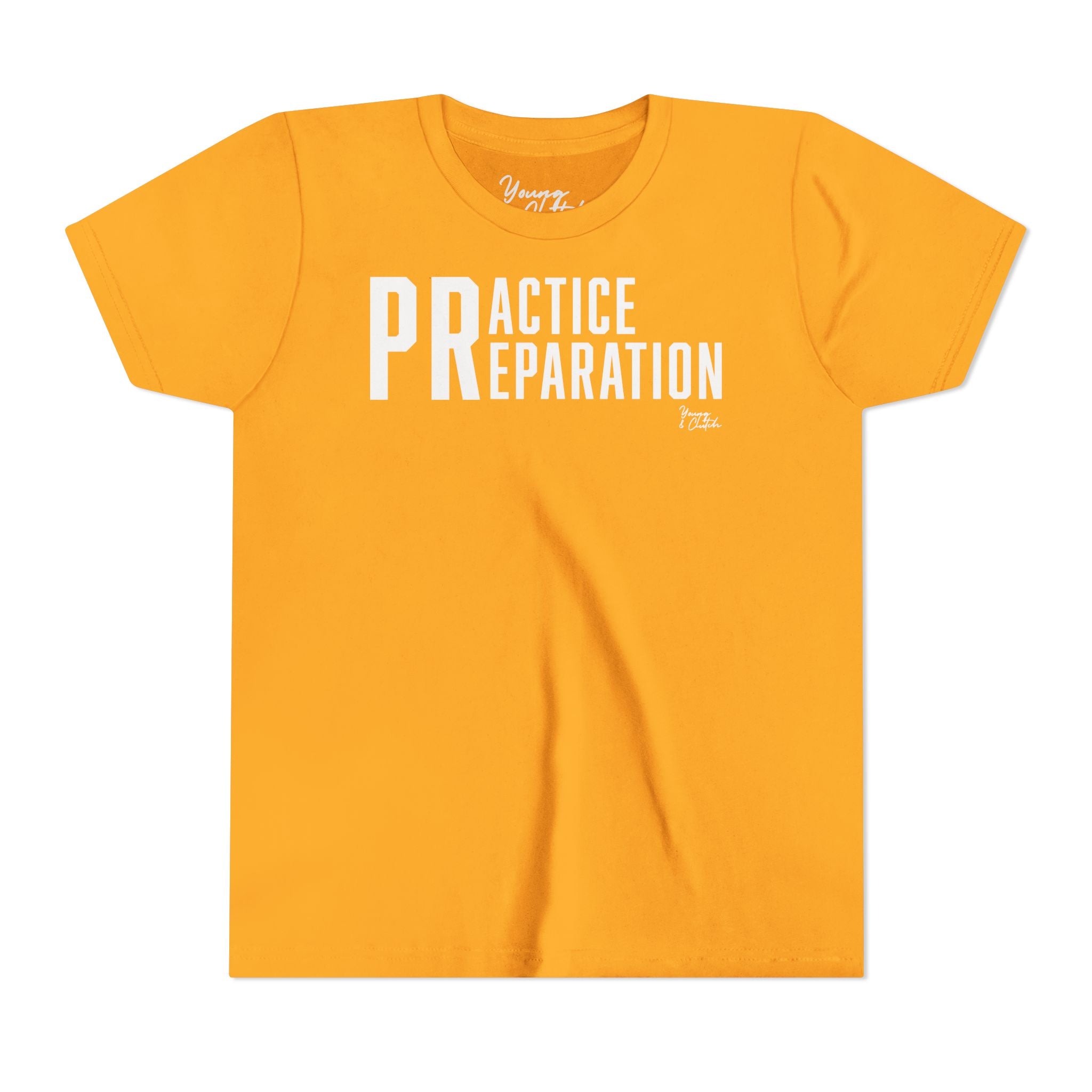 Youth Short Sleeve Tee Young & Clutch Practice & Preparation