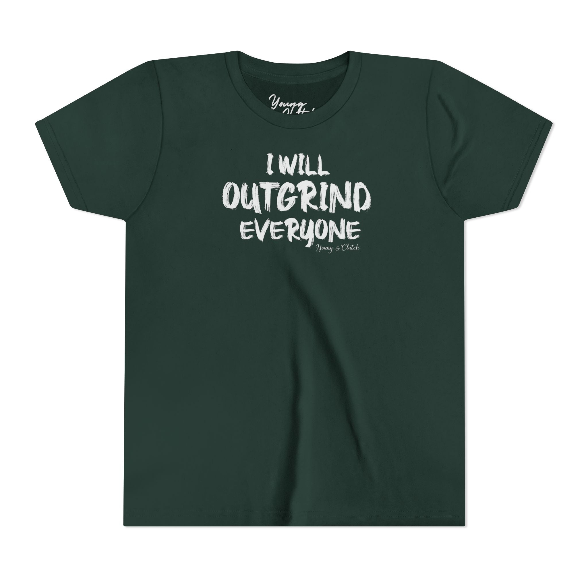 Youth Short Sleeve Tee Young & Clutch Outgrind Everyone