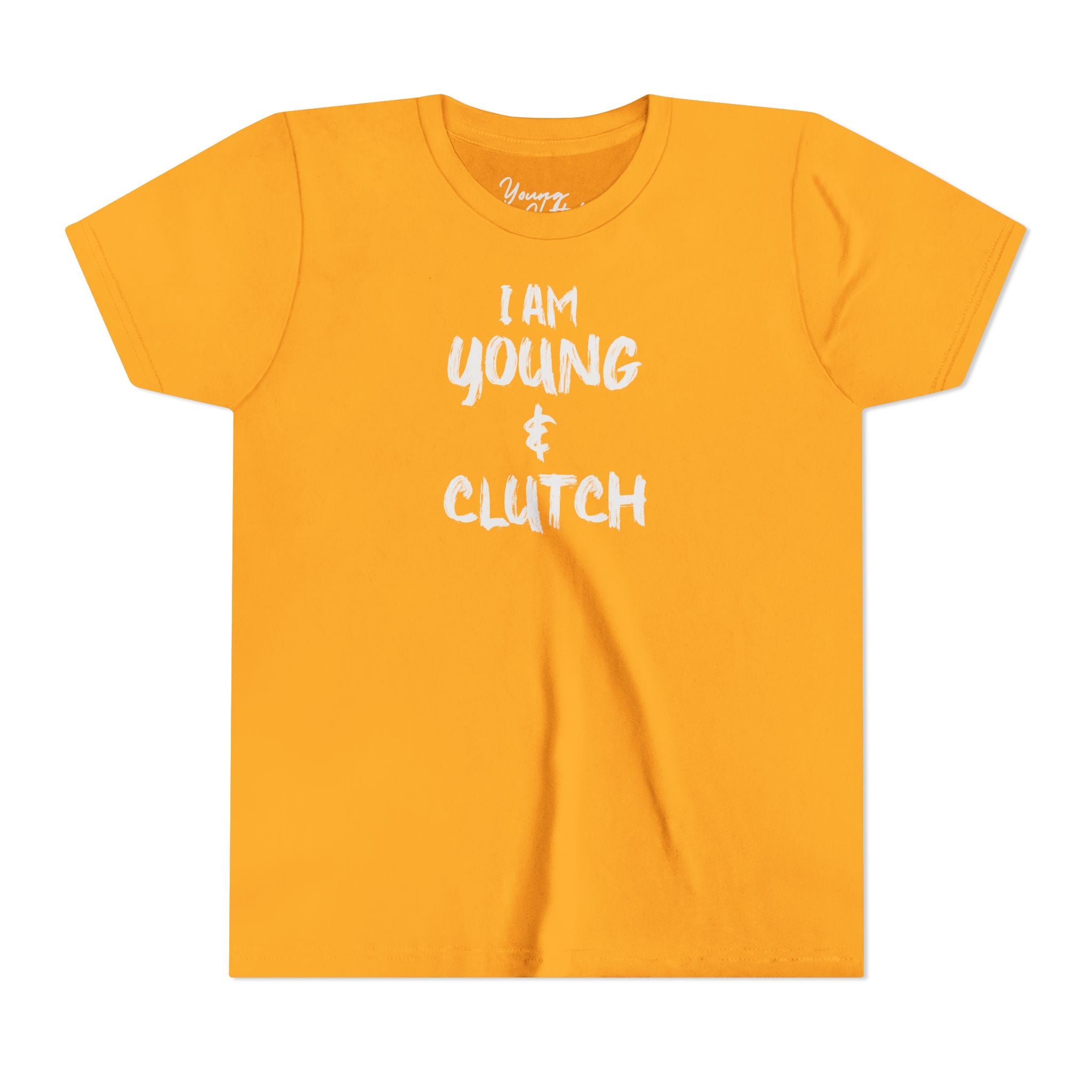 Youth Short Sleeve Tee I Am Young & Clutch