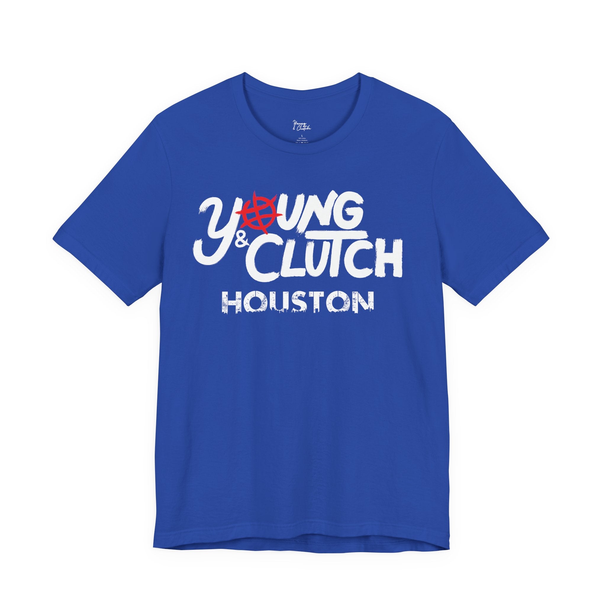 Young & Clutch Houston Basketball T-shirt (Adult size)