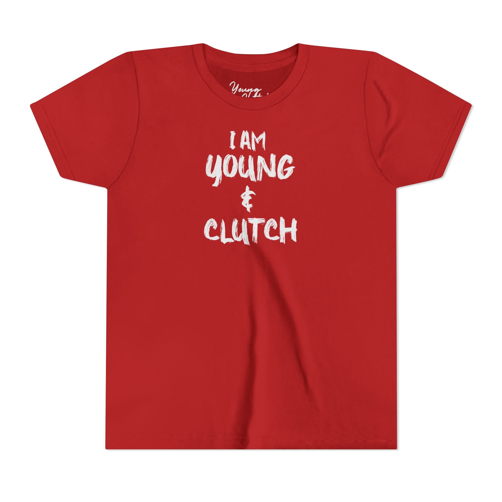 Youth Short Sleeve Tee I Am Young & Clutch