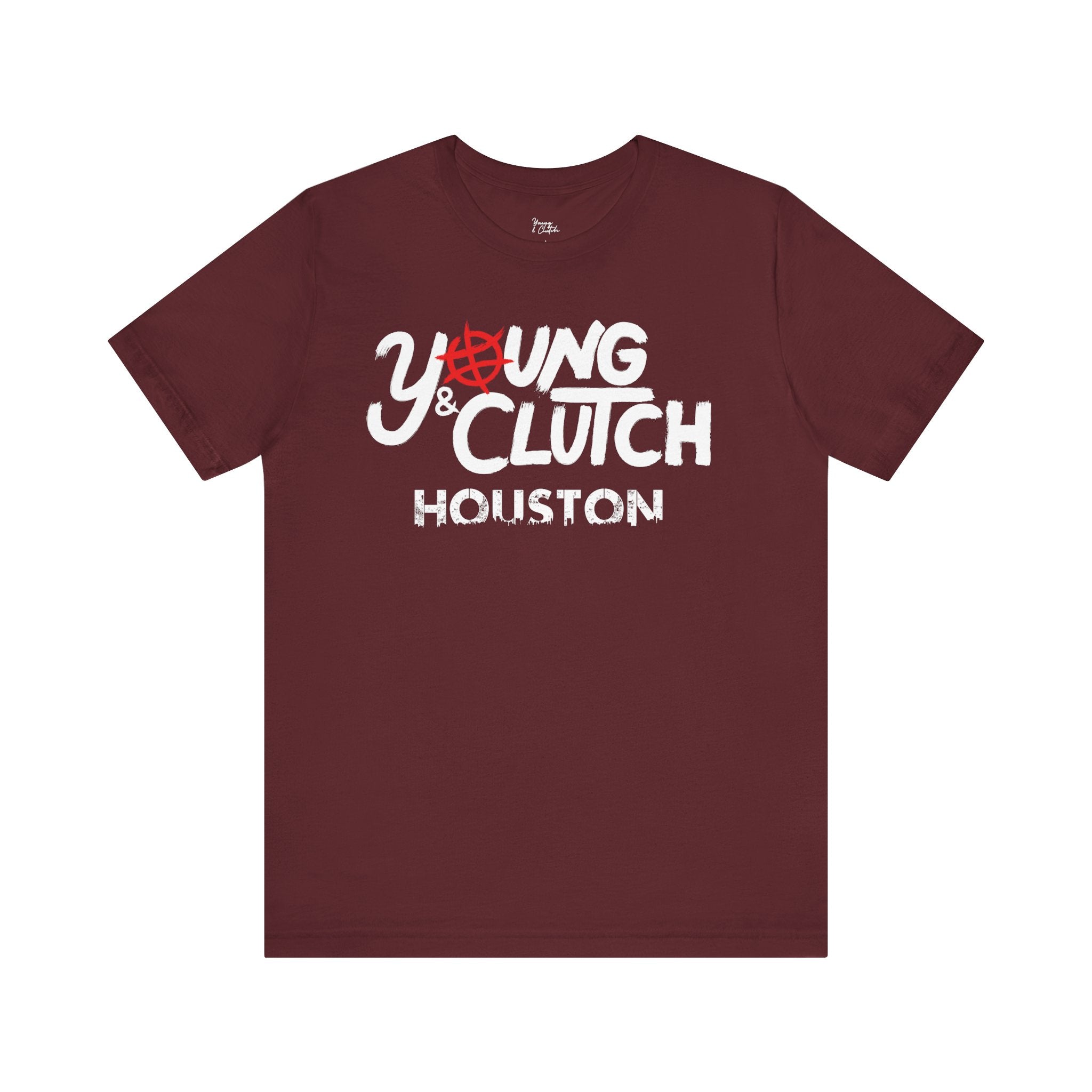Young & Clutch Houston Basketball T-shirt (Adult size)