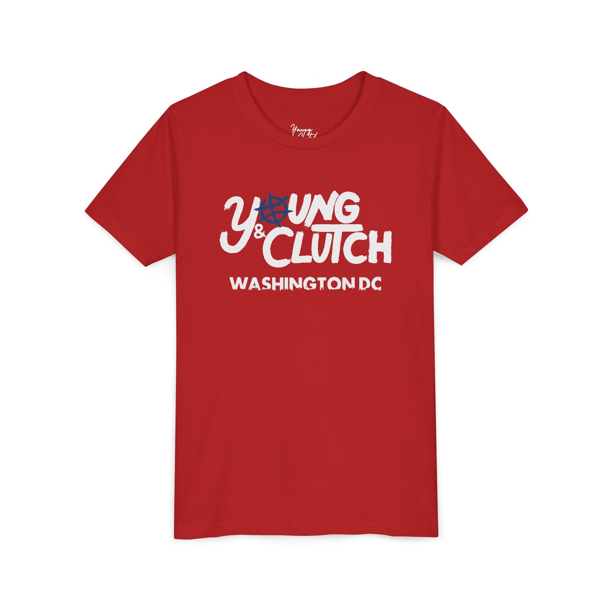 Youth Young & Clutch Washington DC Basketball T-shirt