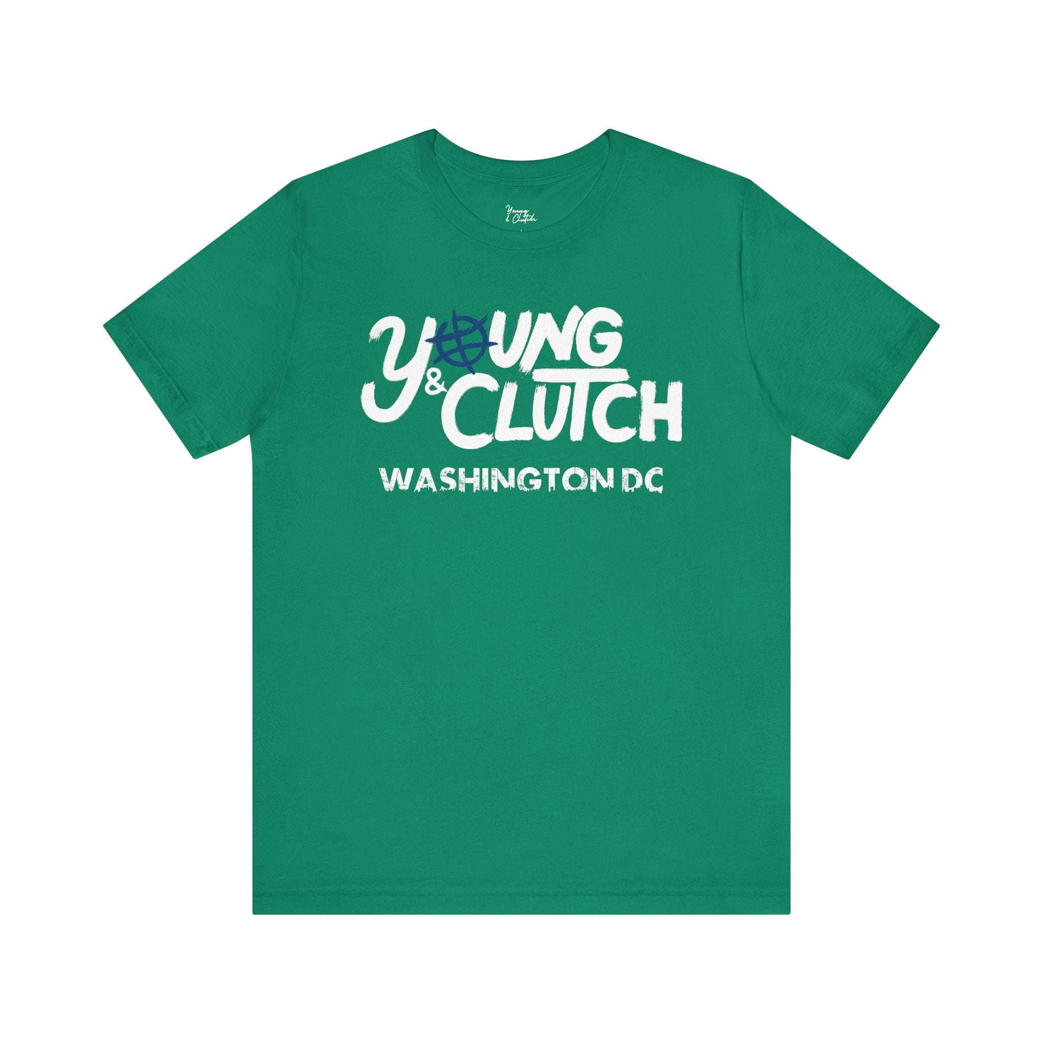 Young & Clutch Washington DC  Basketball T-shirt (Adult size)