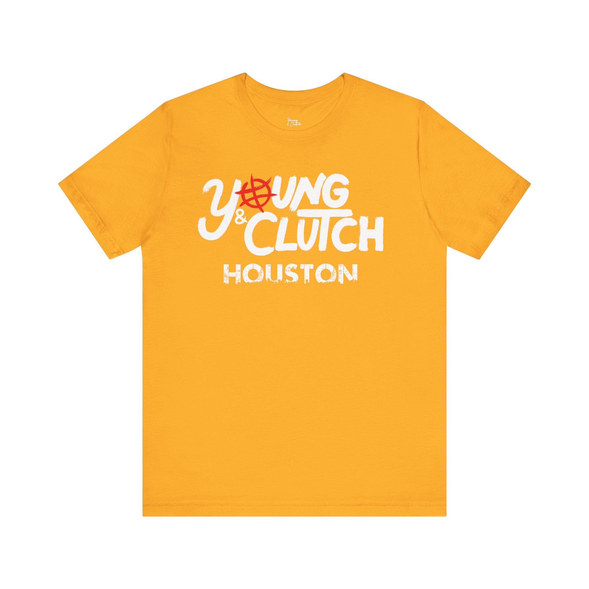 Young & Clutch Houston Basketball T-shirt (Adult size)