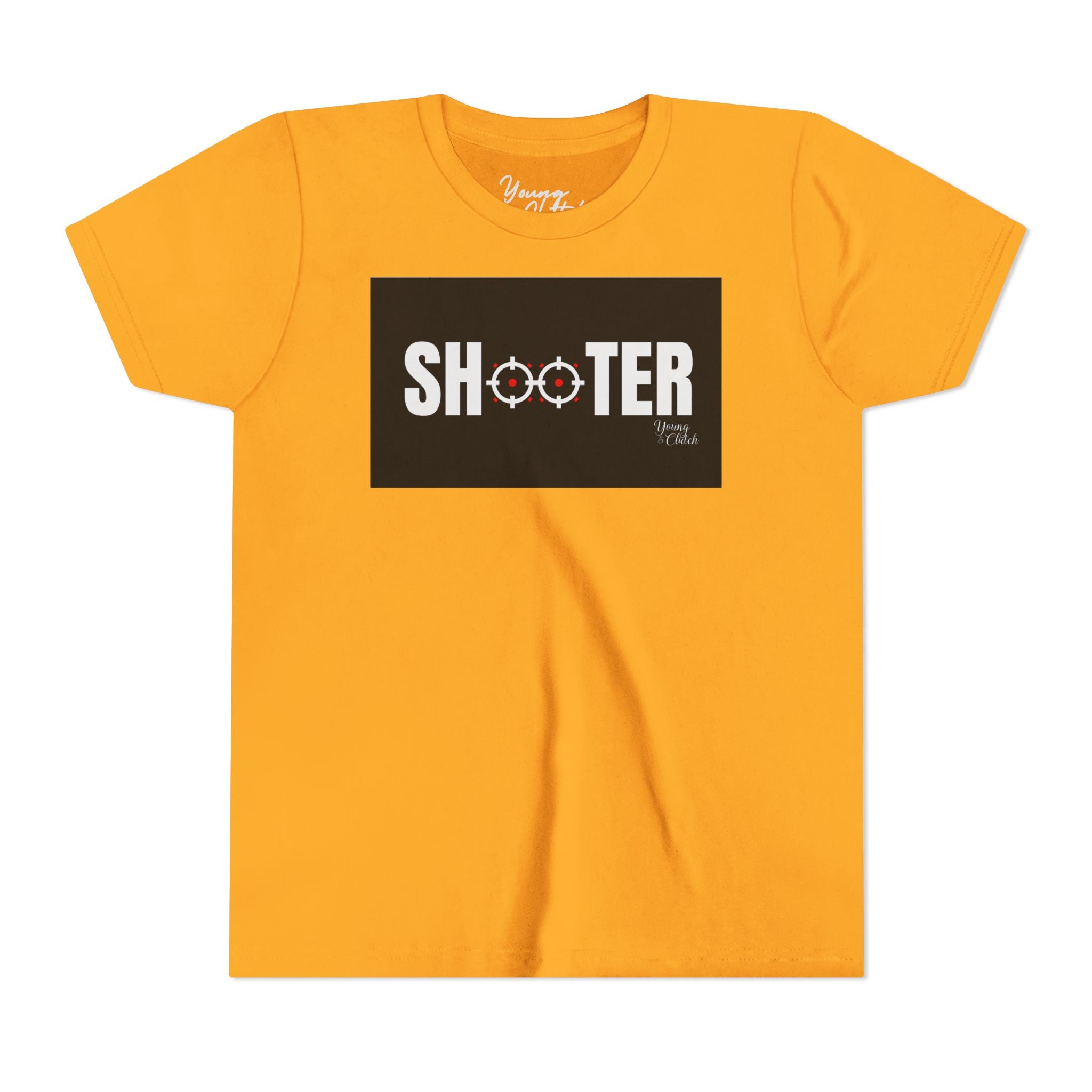 Youth Short Sleeve Tee Abstract Young & Clutch Shooter