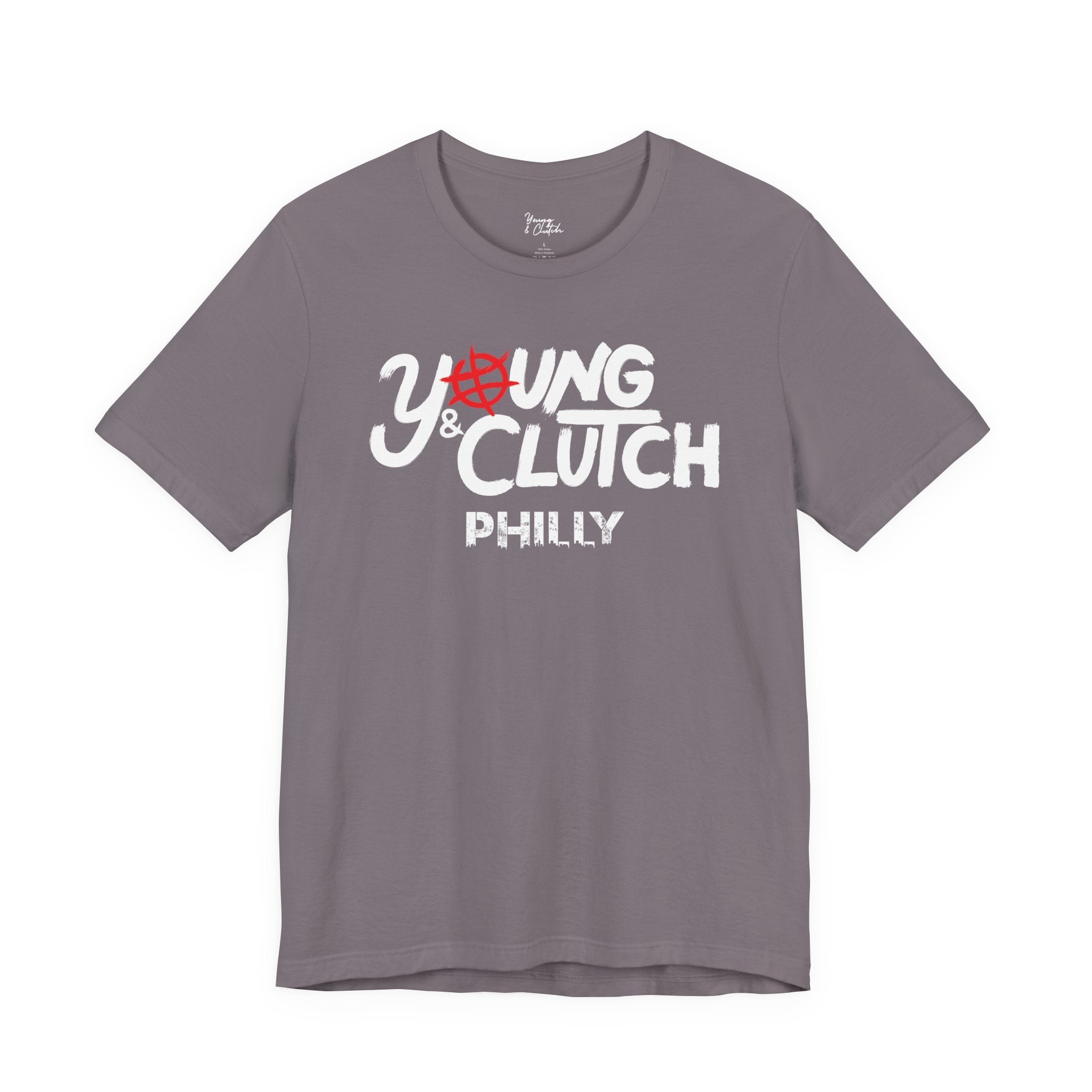 Young & Clutch Philly Basketball T-shirt (Adult size)