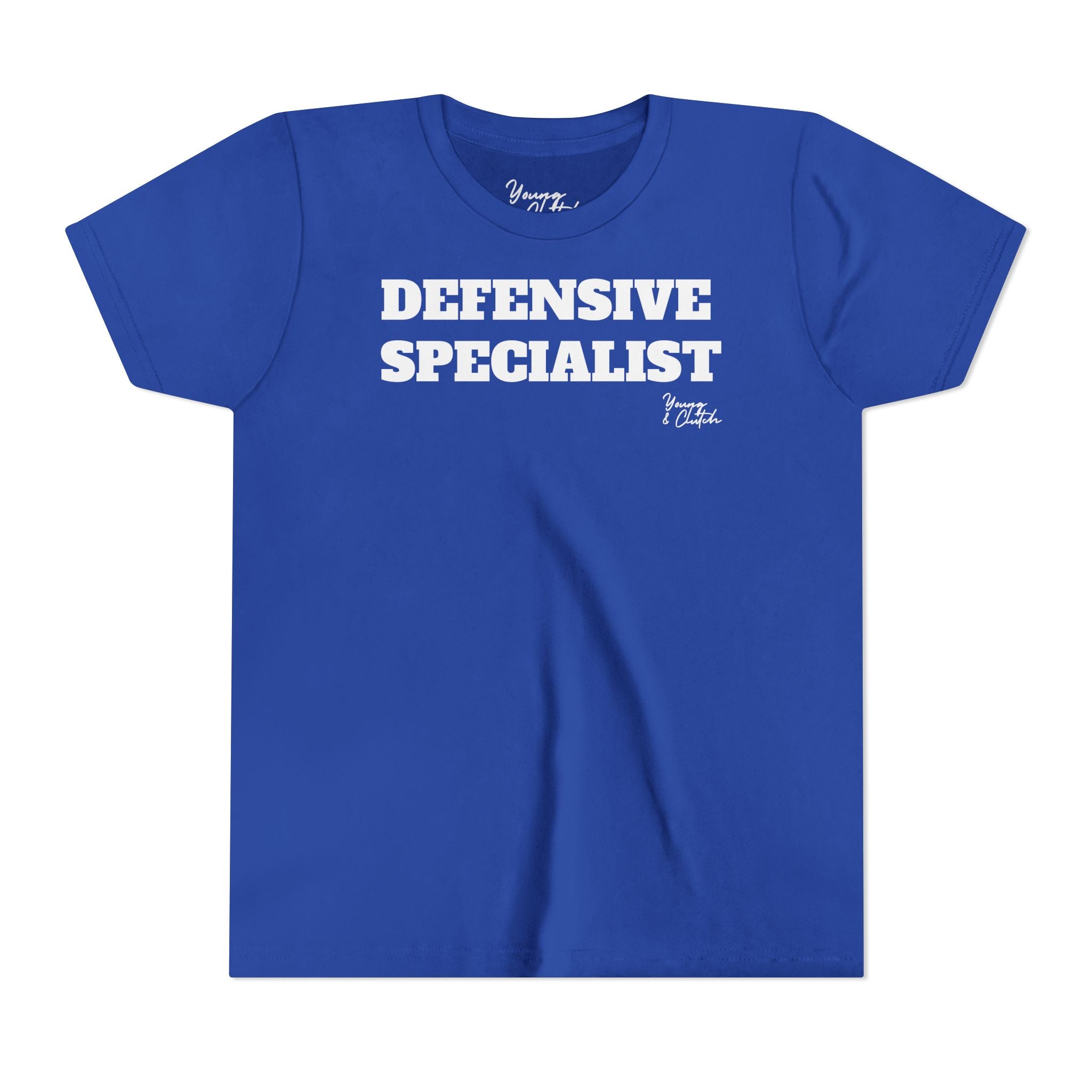 Youth Short Sleeve Tee Young & Clutch Defensive Specialist