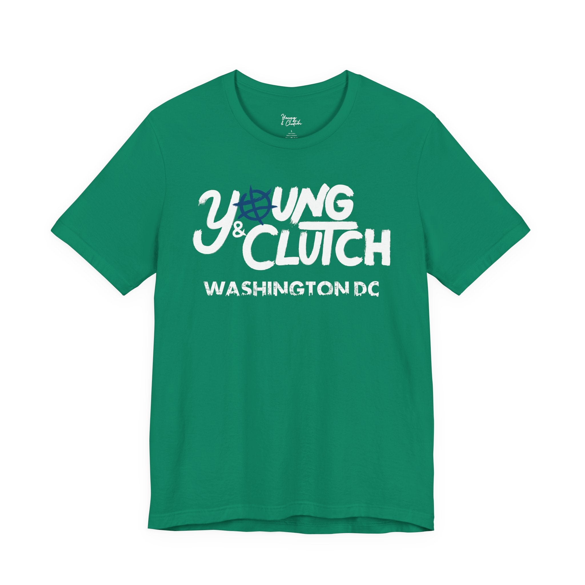 Young & Clutch Washington DC  Basketball T-shirt (Adult size)