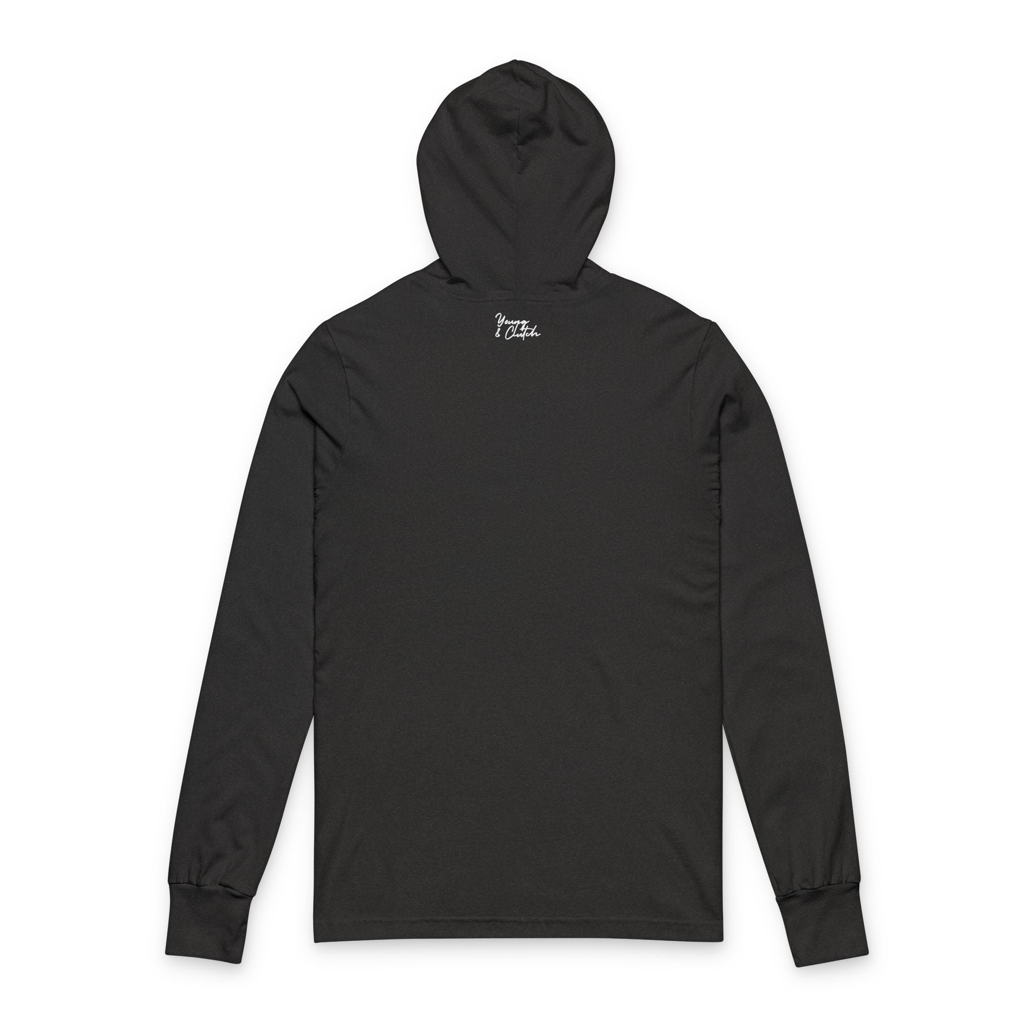 Shooter Unisex Hooded Long Sleeve Tee - Casual and Trendy Graphic Top