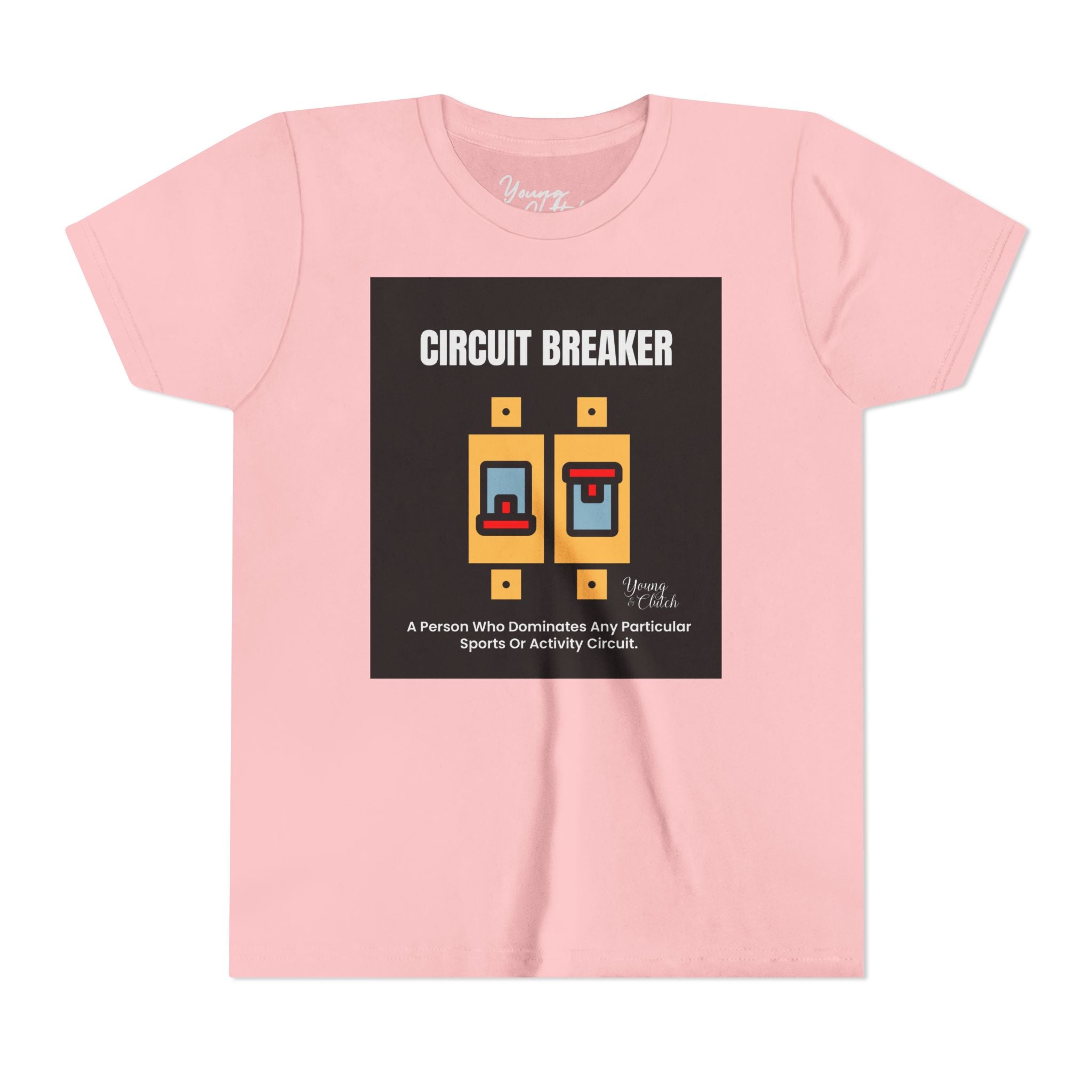 Youth Short Sleeve Tee Young & Clutch Circuit Breaker 2