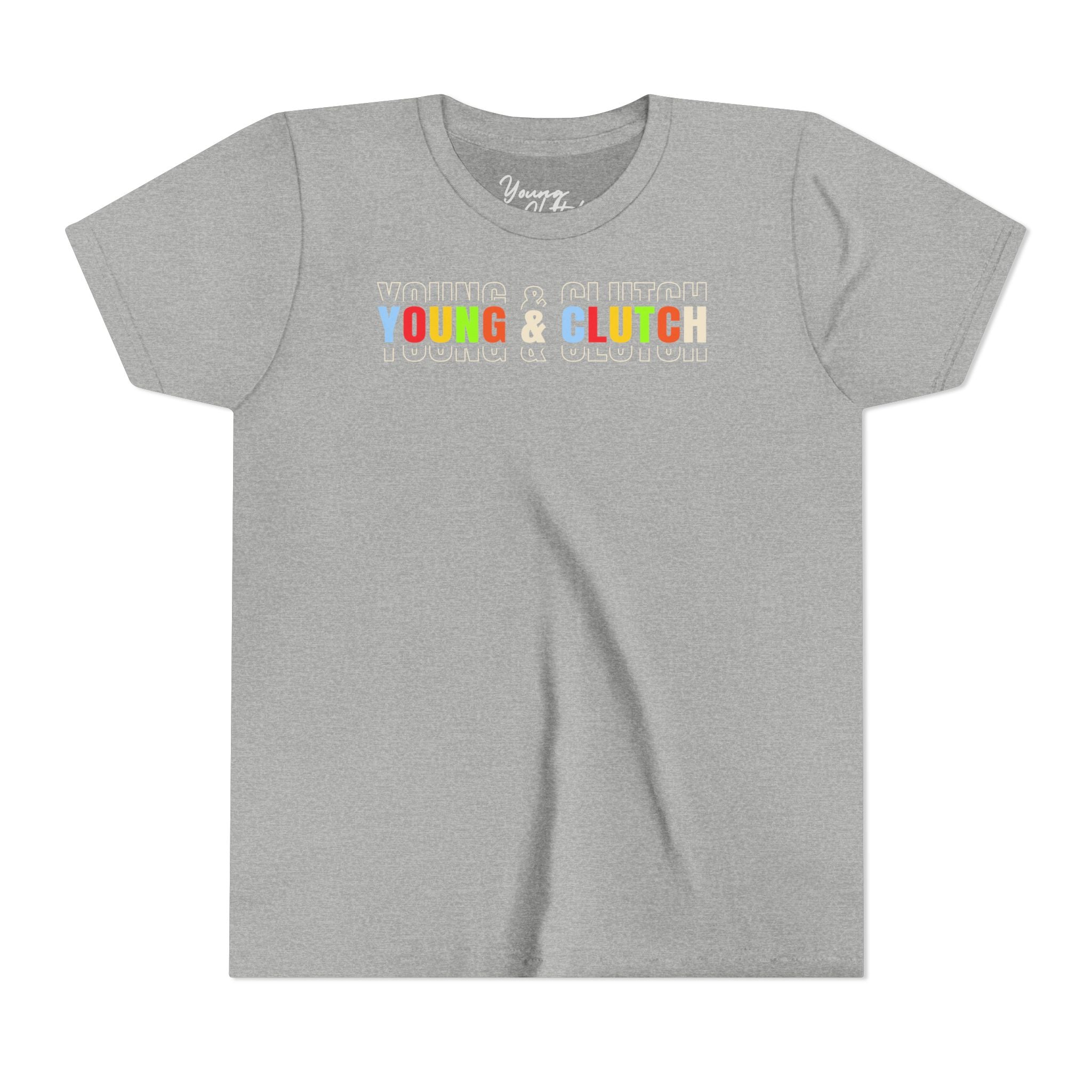 Youth Short Sleeve Tee Young & Clutch Colors