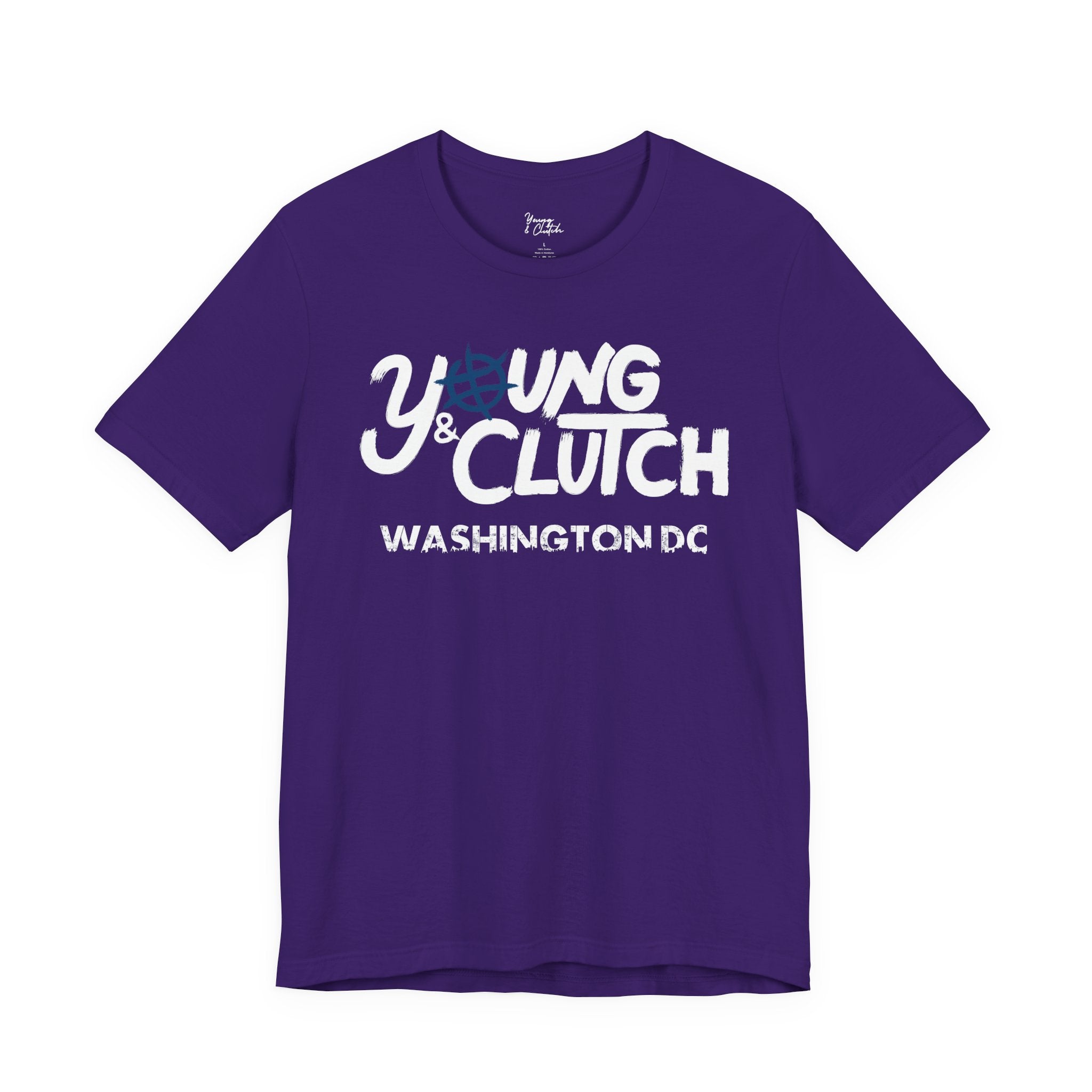Young & Clutch Washington DC  Basketball T-shirt (Adult size)