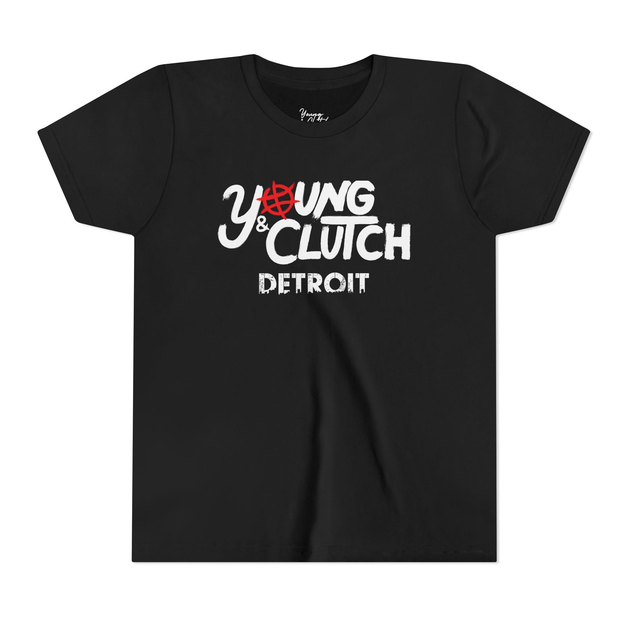 Youth Short Sleeve Tee - Young & Clutch Detroit Basketball T-Shirt