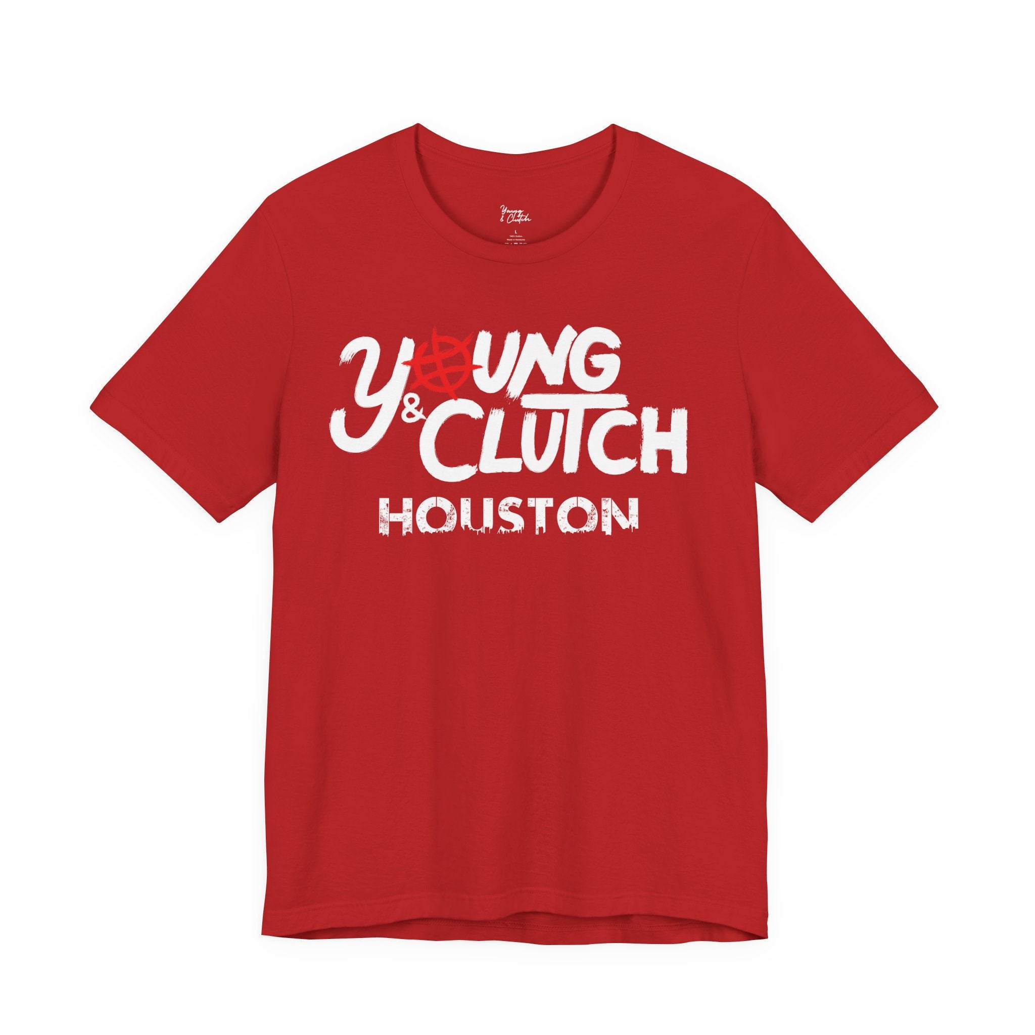 Young & Clutch Houston Basketball T-shirt (Adult size)