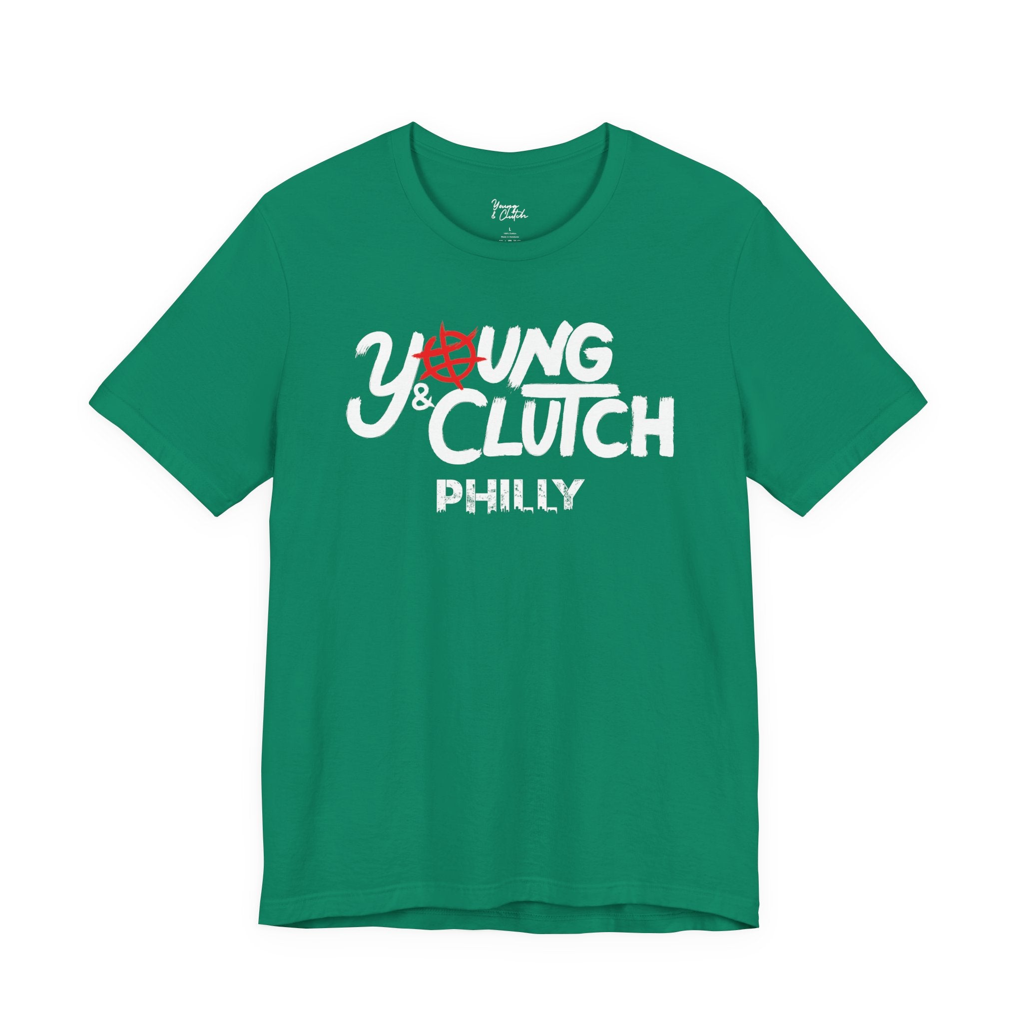 Young & Clutch Philly Basketball T-shirt (Adult size)