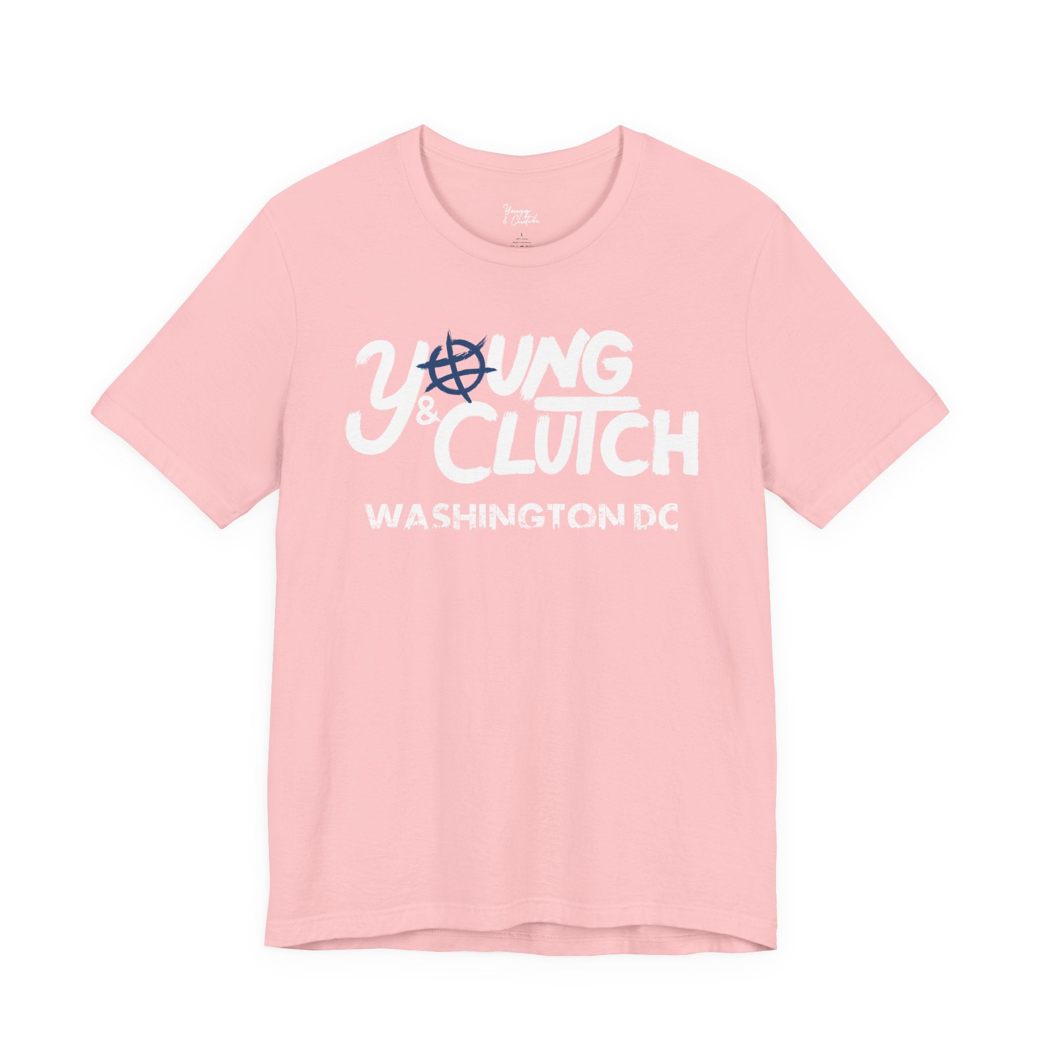 Young & Clutch Washington DC  Basketball T-shirt (Adult size)