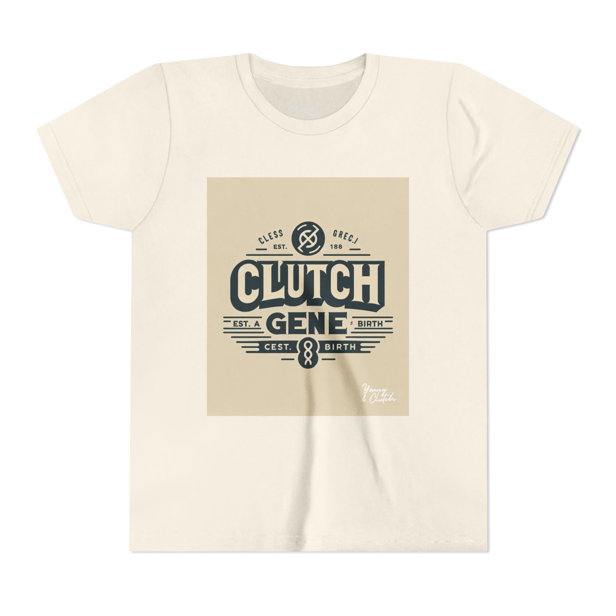 Youth Short Sleeve Tee - Young & Clutch Graphic Shirt for Trendy Kids