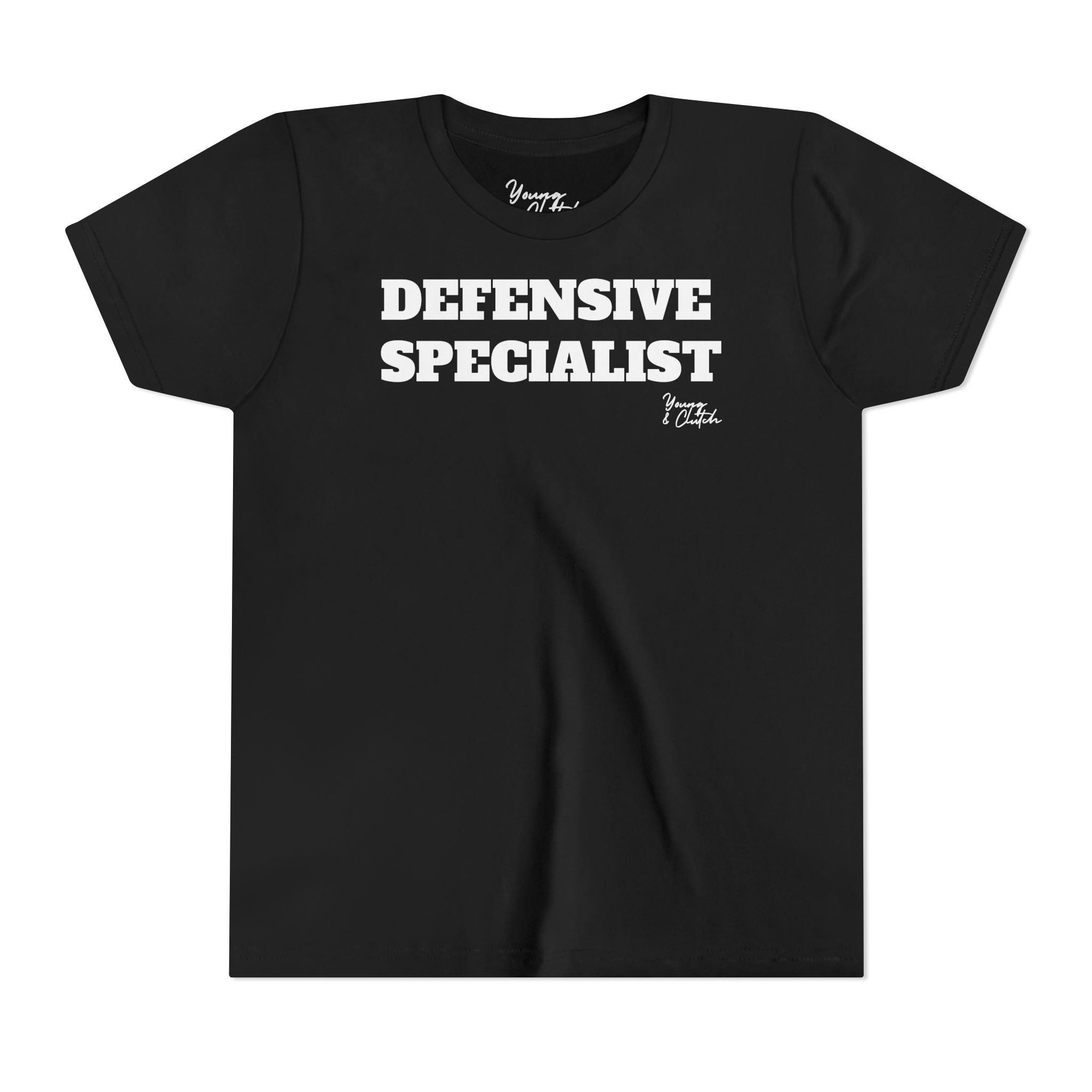 Youth Short Sleeve Tee Young & Clutch Defensive Specialist