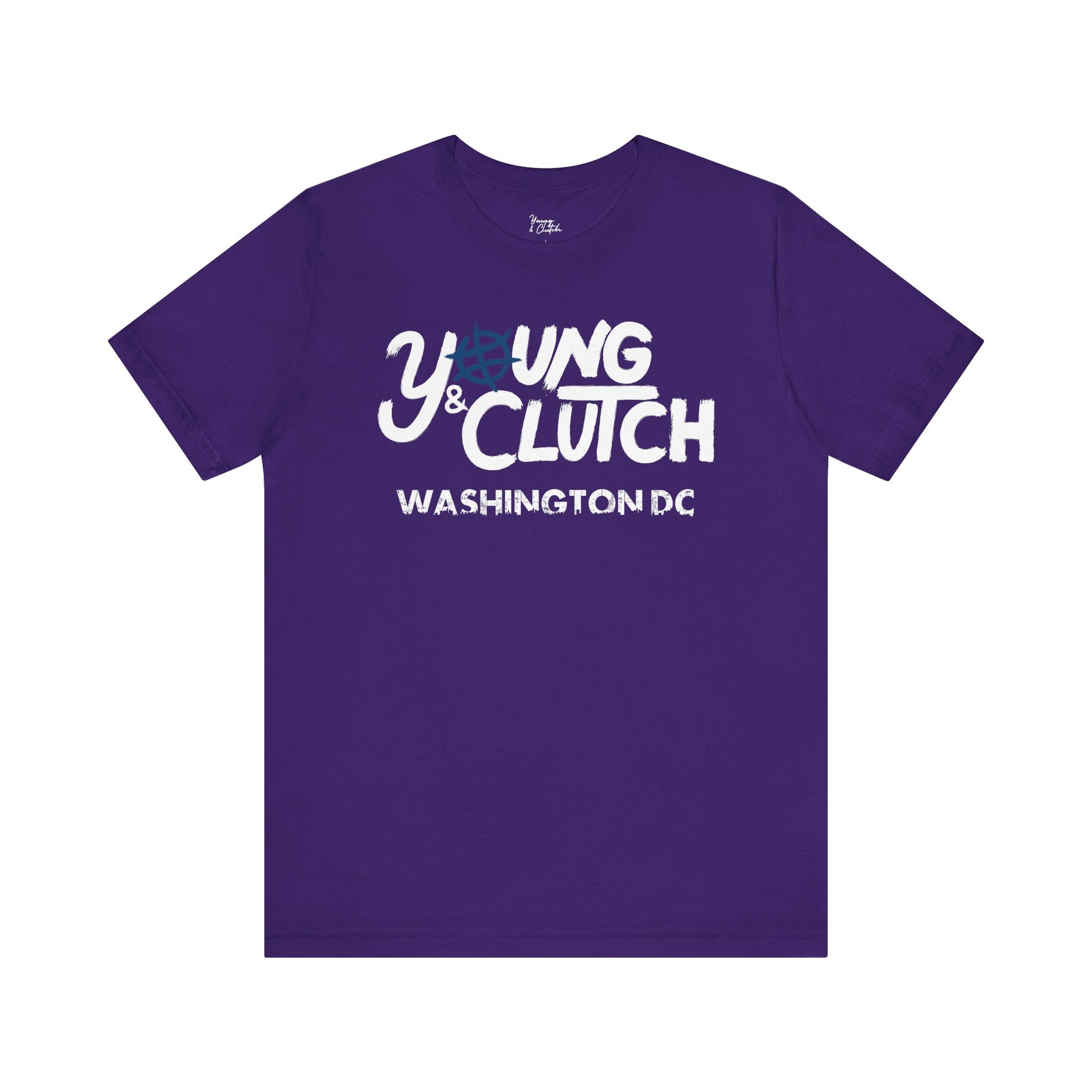 Young & Clutch Washington DC  Basketball T-shirt (Adult size)