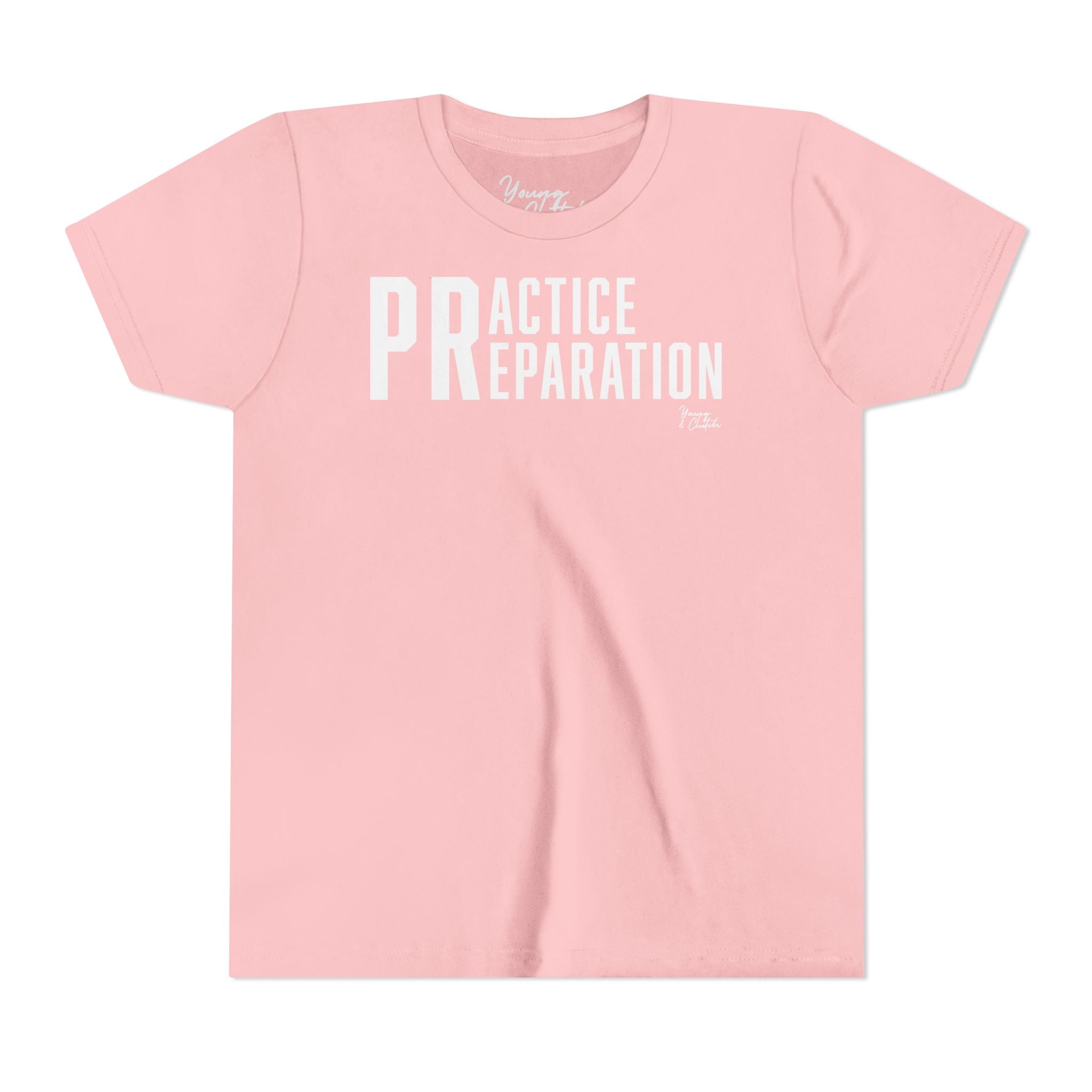 Youth Short Sleeve Tee Young & Clutch Practice & Preparation