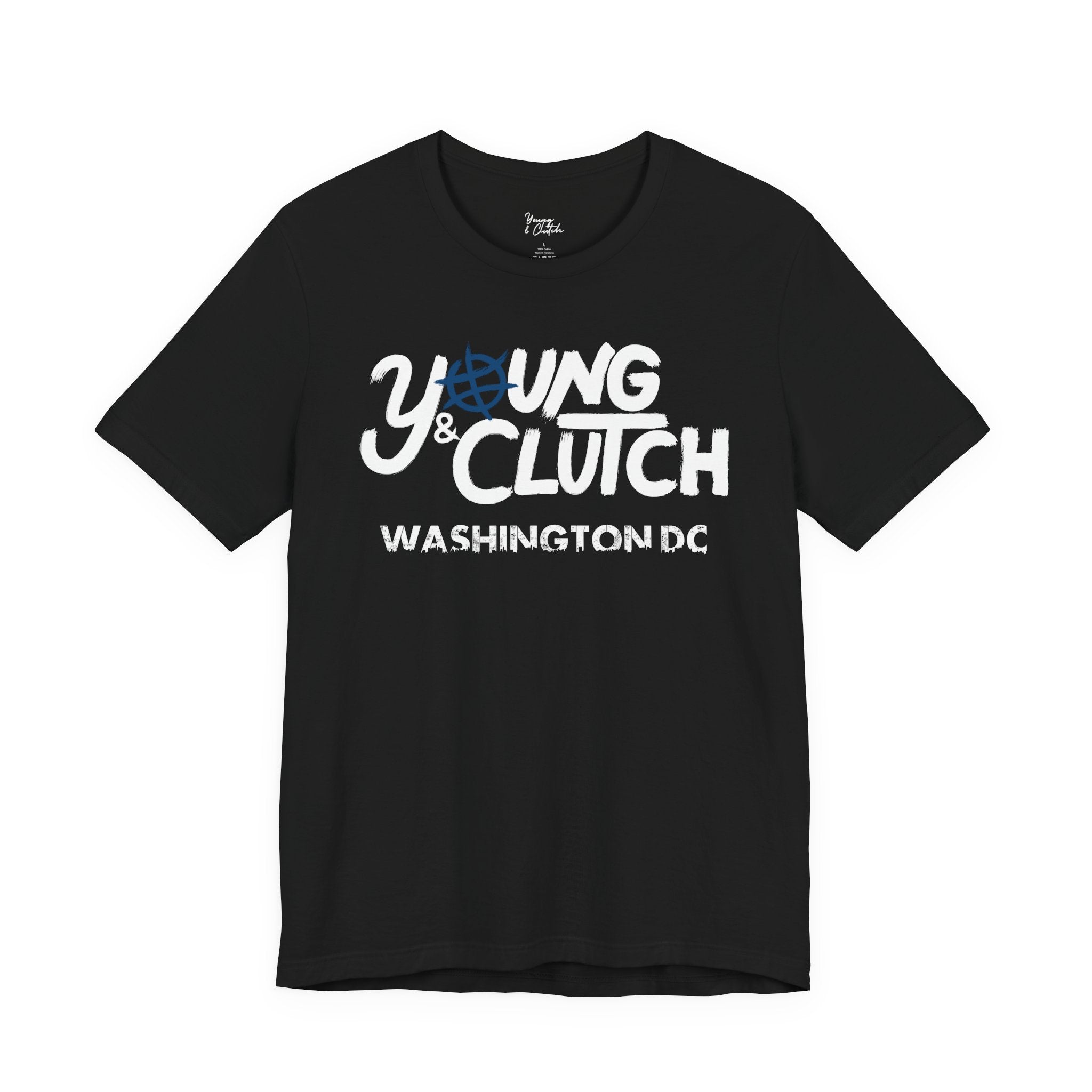 Young & Clutch Washington DC  Basketball T-shirt (Adult size)