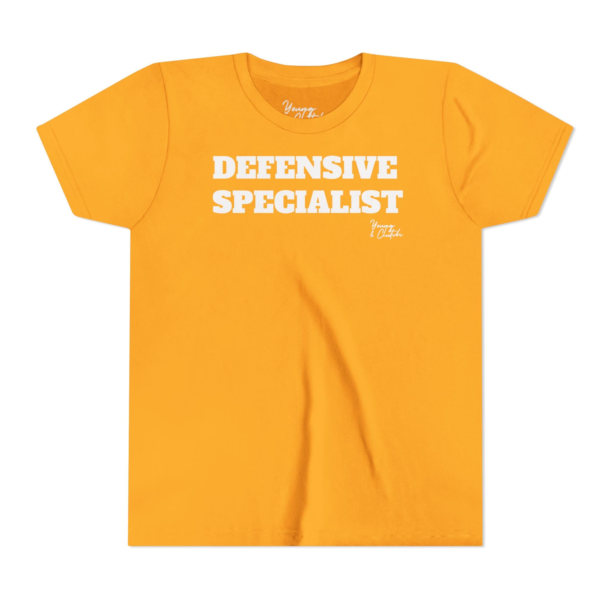 Youth Short Sleeve Tee Young & Clutch Defensive Specialist