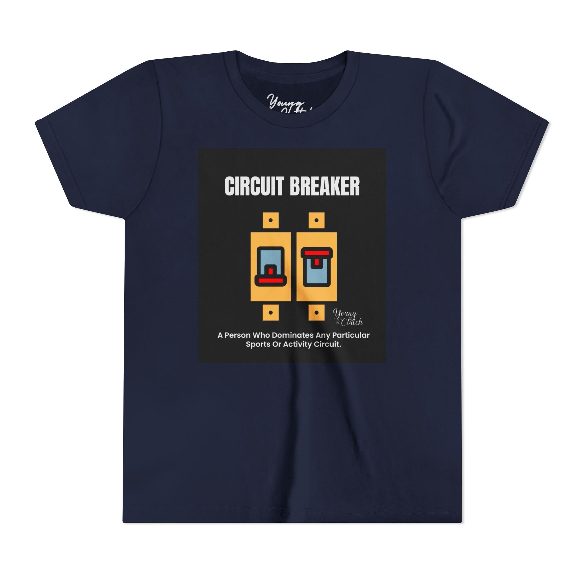 Youth Short Sleeve Tee Young & Clutch Circuit Breaker 2