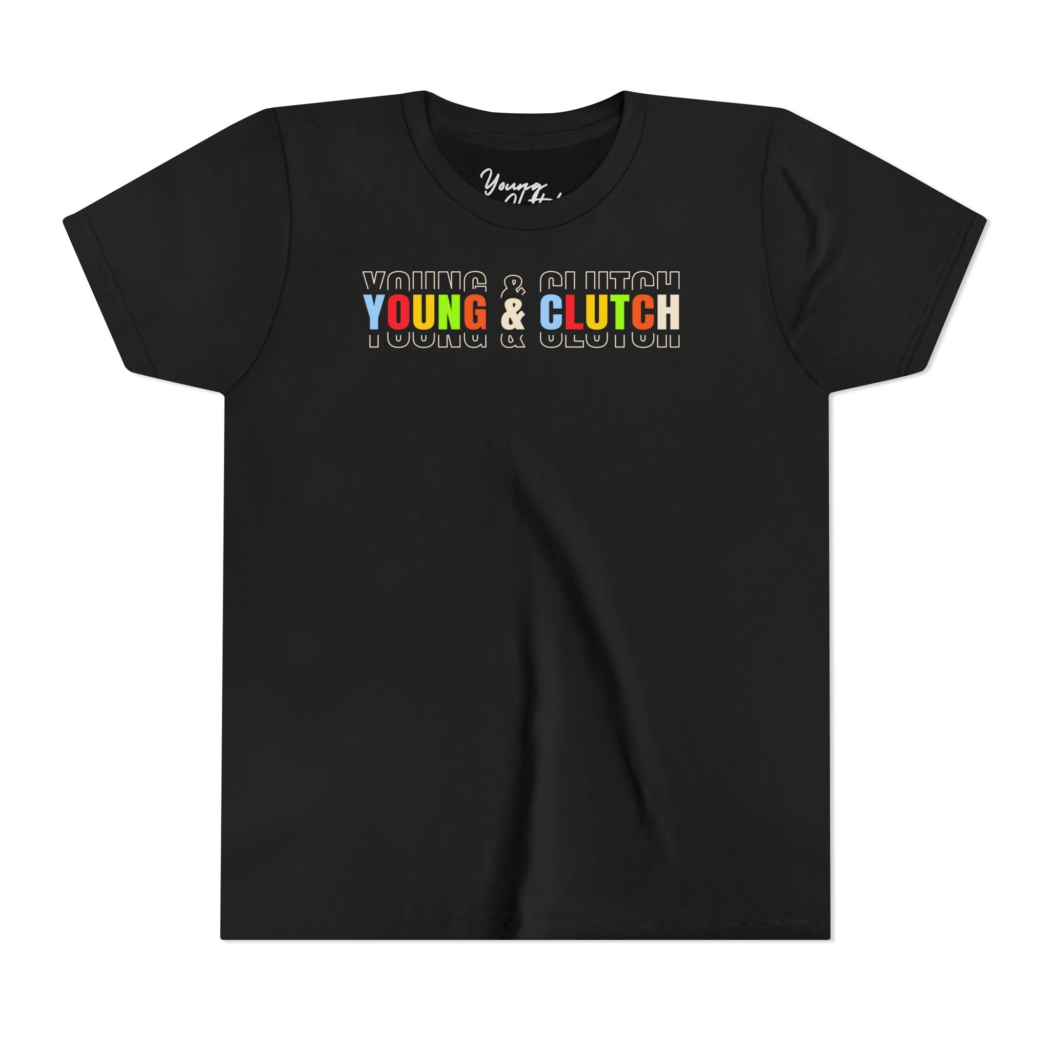 Youth Short Sleeve Tee Young & Clutch Colors