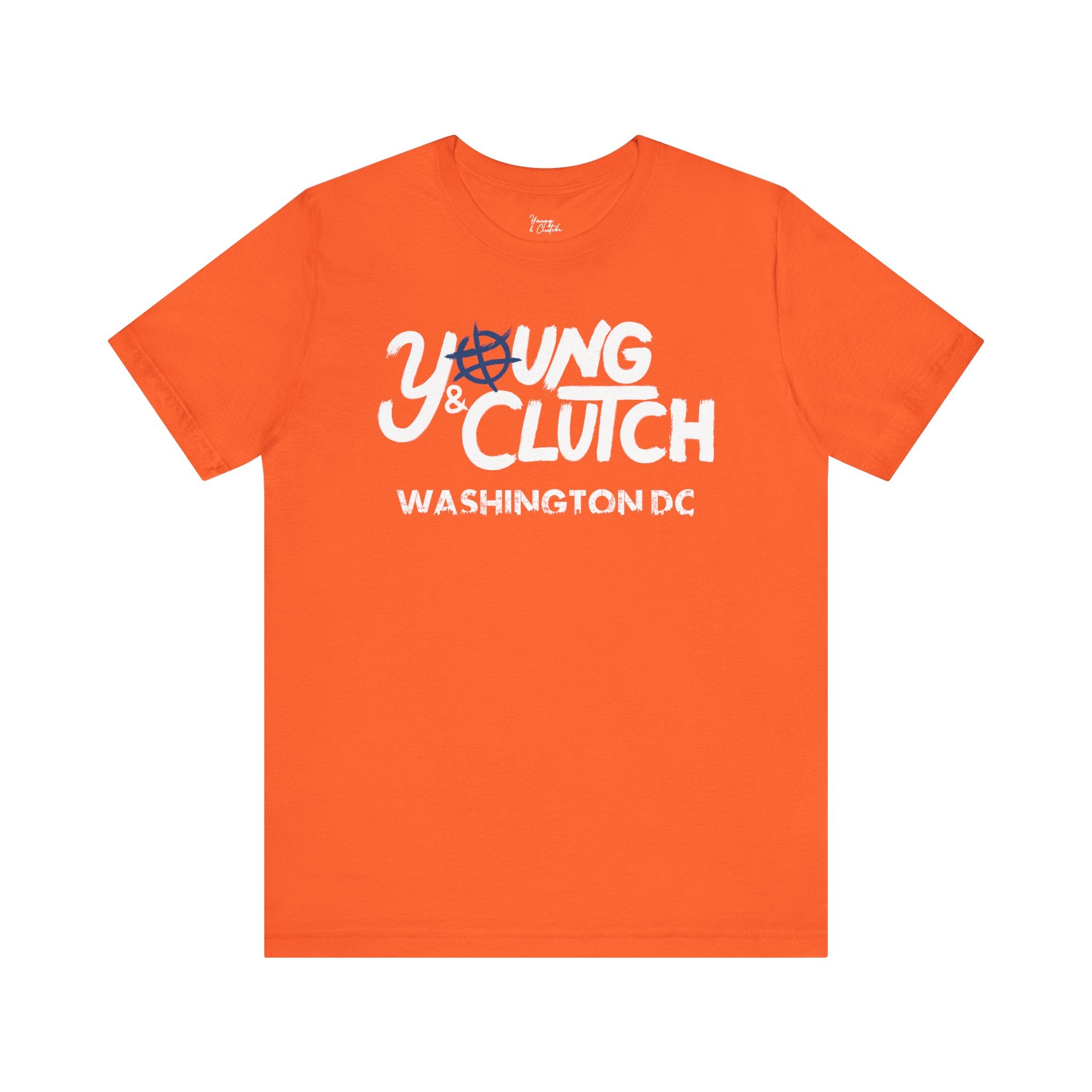 Young & Clutch Washington DC  Basketball T-shirt (Adult size)