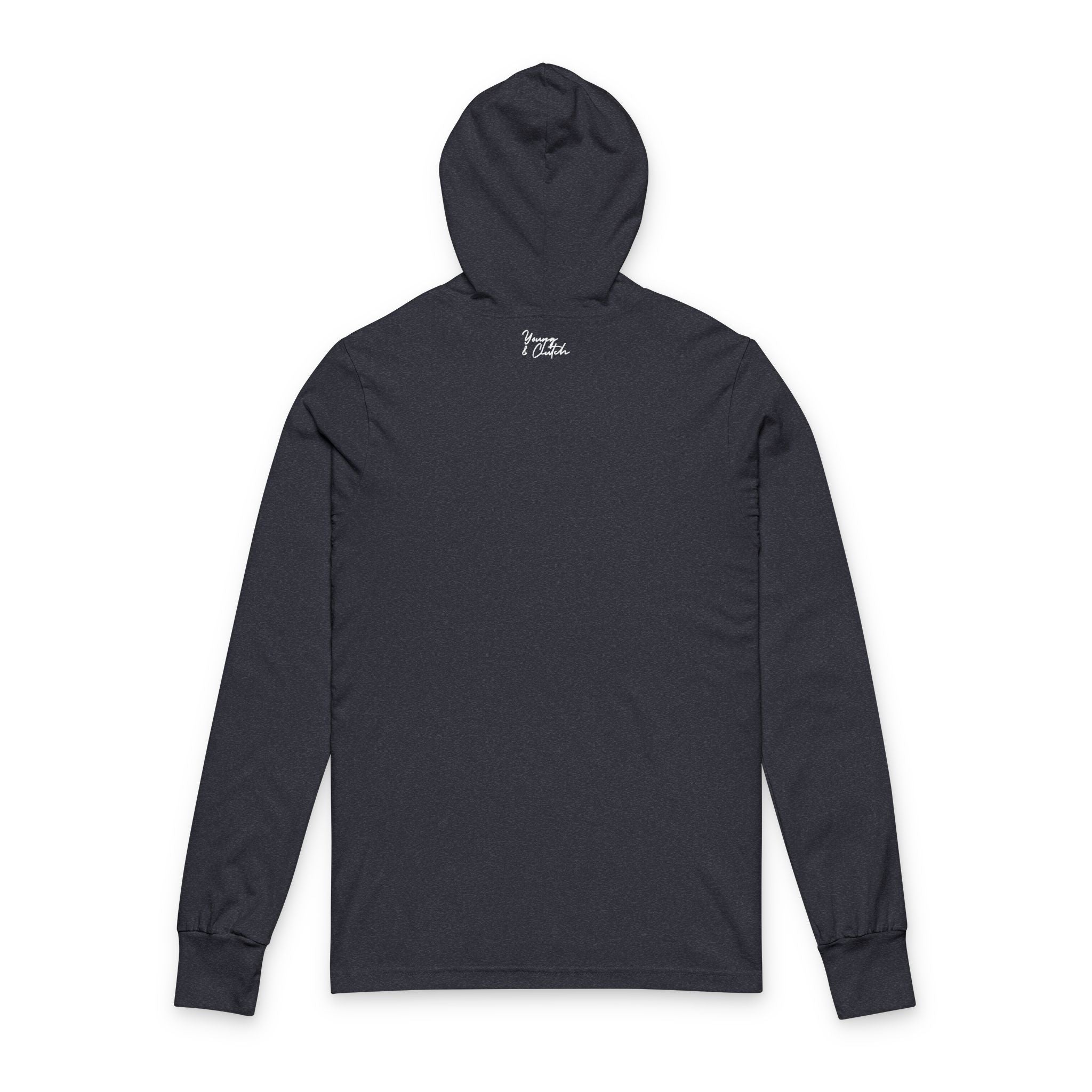 Shooter Unisex Hooded Long Sleeve Tee - Casual and Trendy Graphic Top