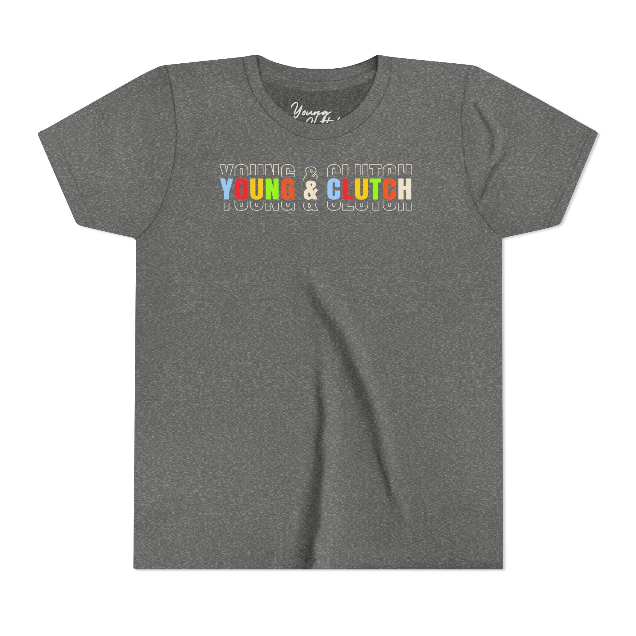 Youth Short Sleeve Tee Young & Clutch Colors