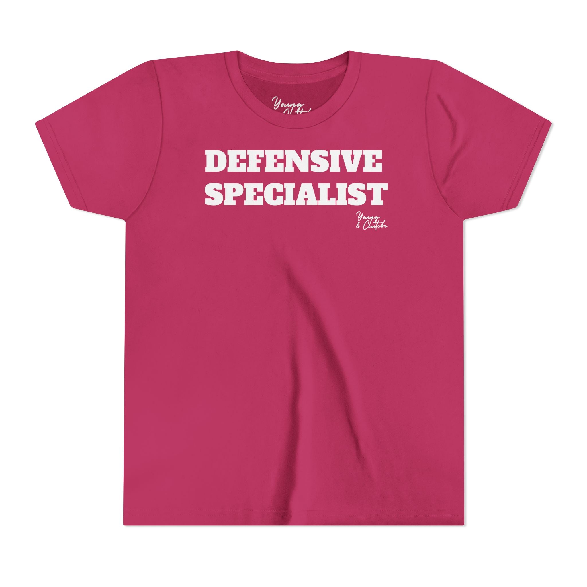 Youth Short Sleeve Tee Young & Clutch Defensive Specialist