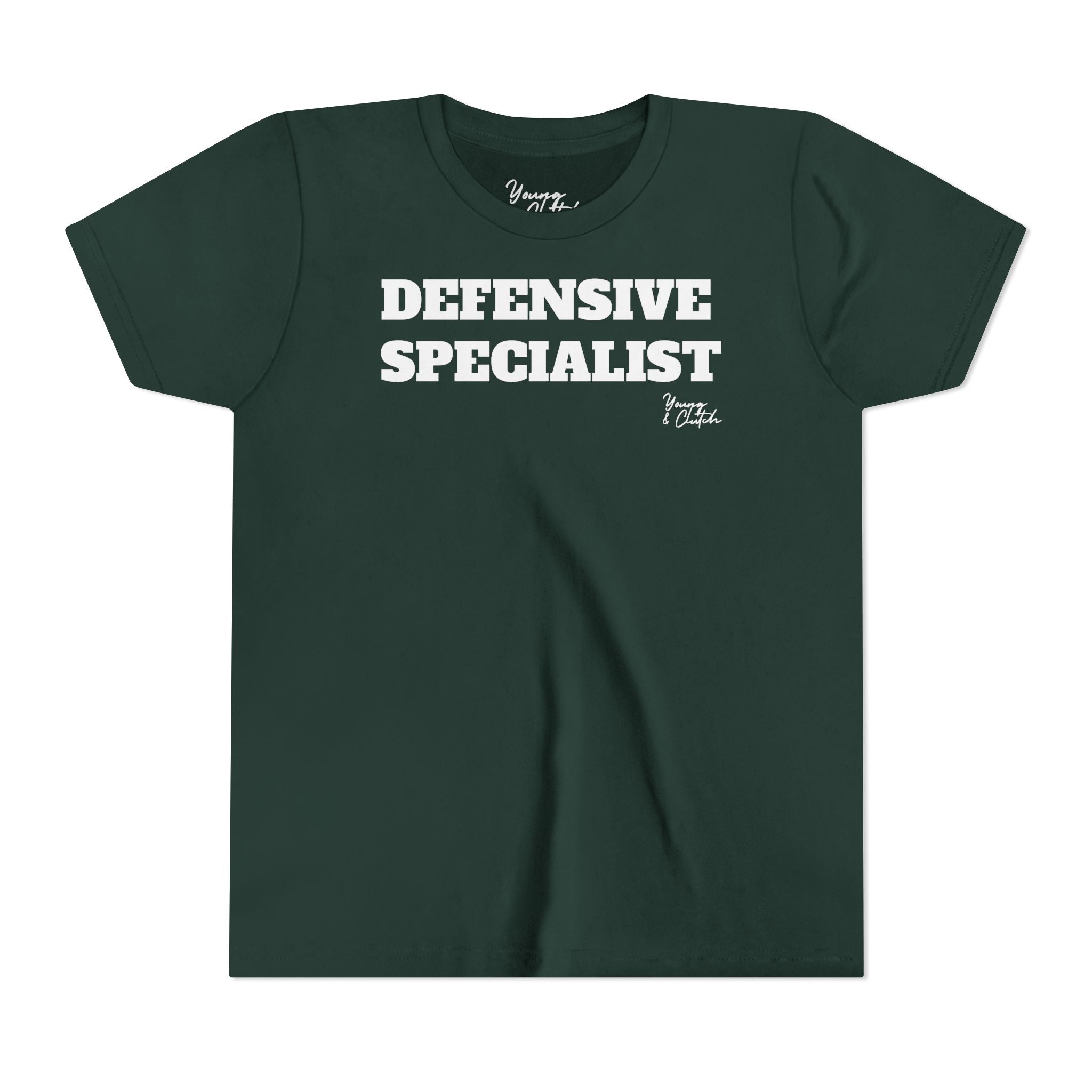 Youth Short Sleeve Tee Young & Clutch Defensive Specialist