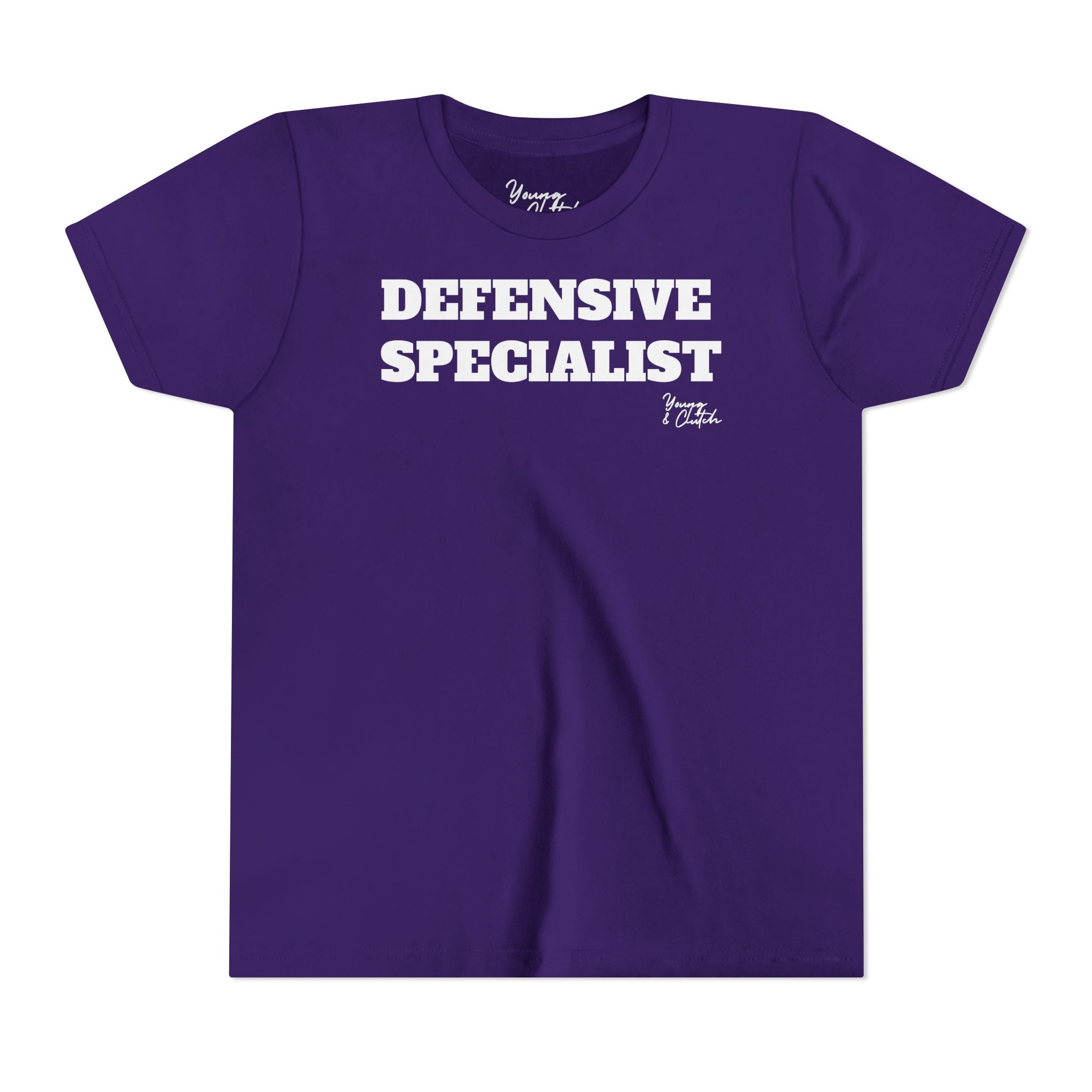 Youth Short Sleeve Tee Young & Clutch Defensive Specialist