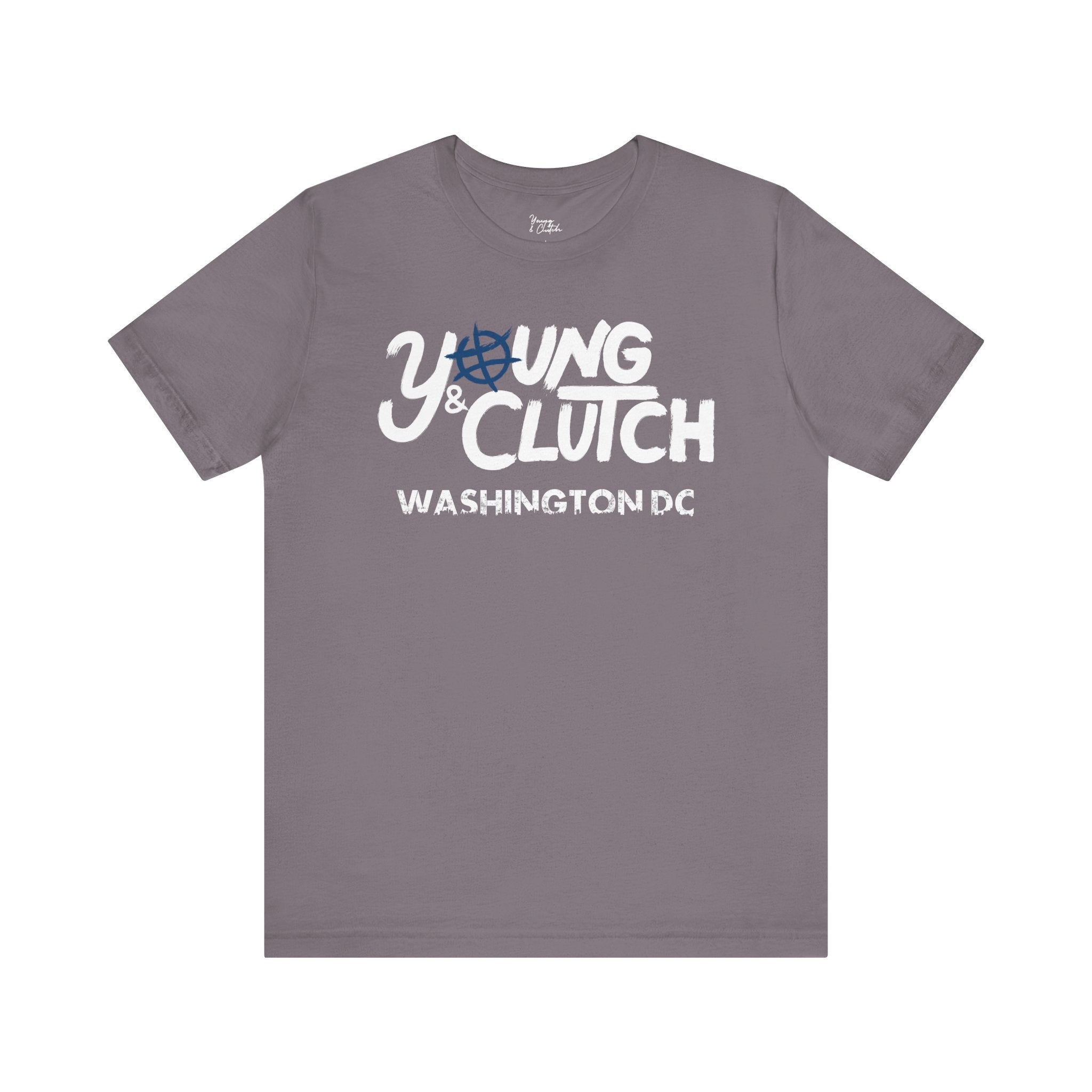Young & Clutch Washington DC  Basketball T-shirt (Adult size)