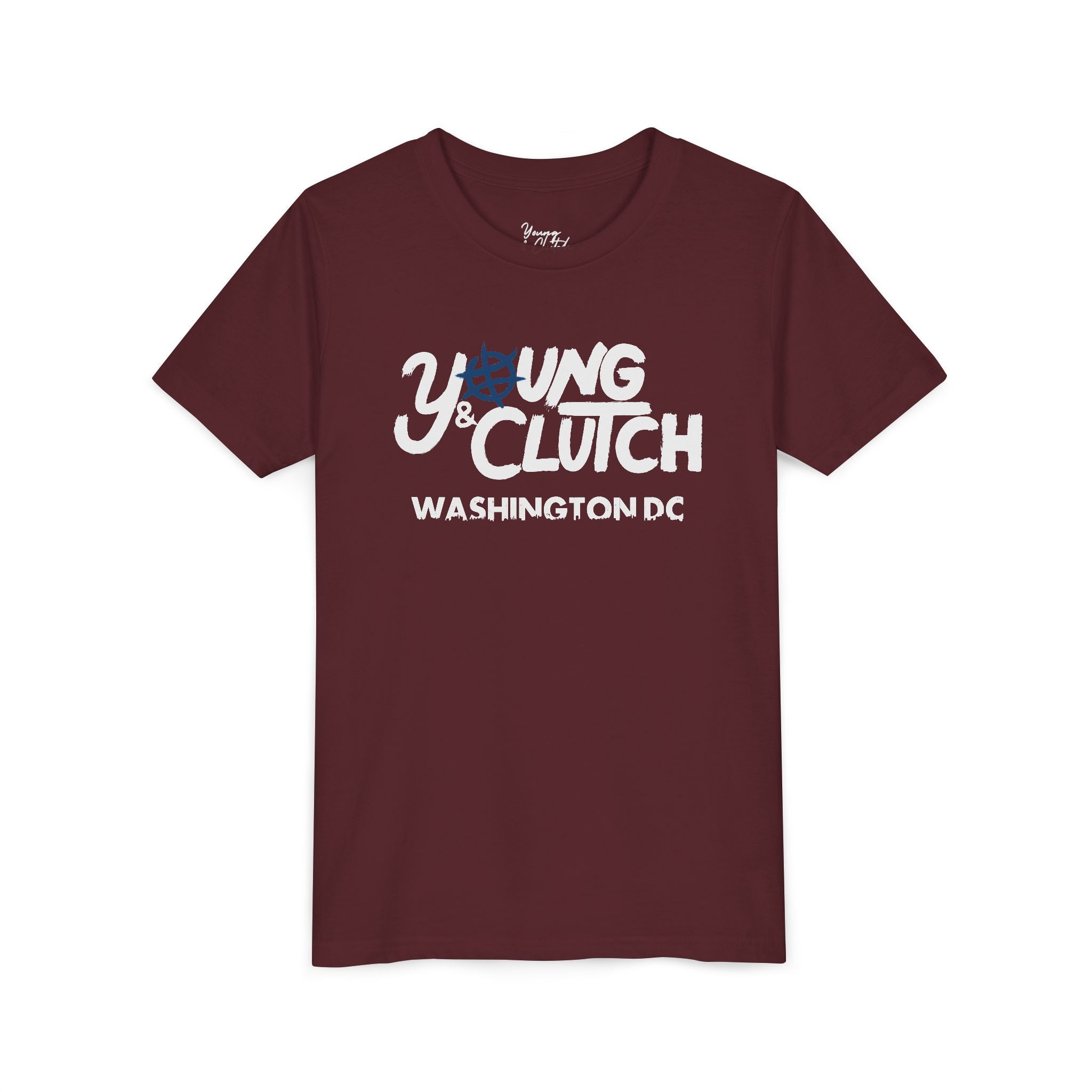 Youth Young & Clutch Washington DC Basketball T-shirt