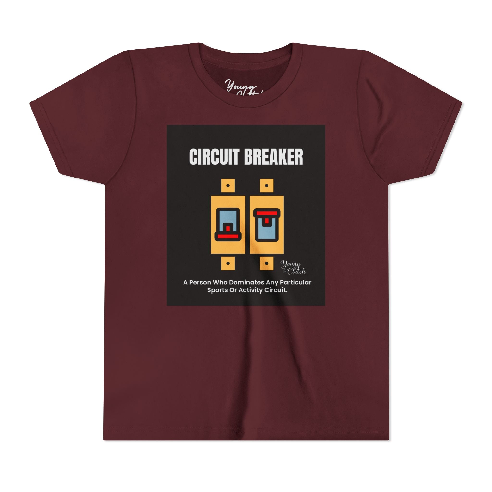 Youth Short Sleeve Tee Young & Clutch Circuit Breaker 2