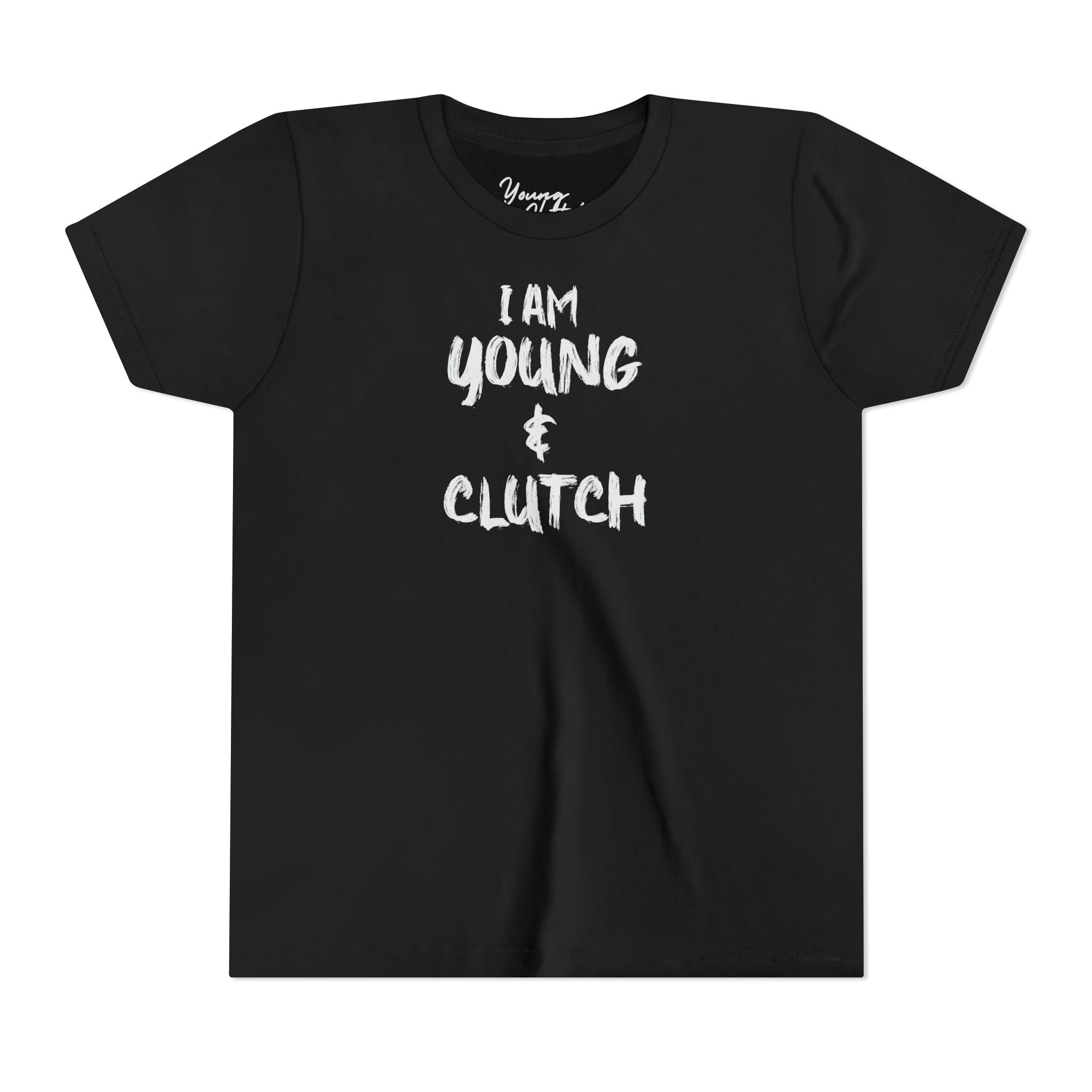 Youth Short Sleeve Tee I Am Young & Clutch