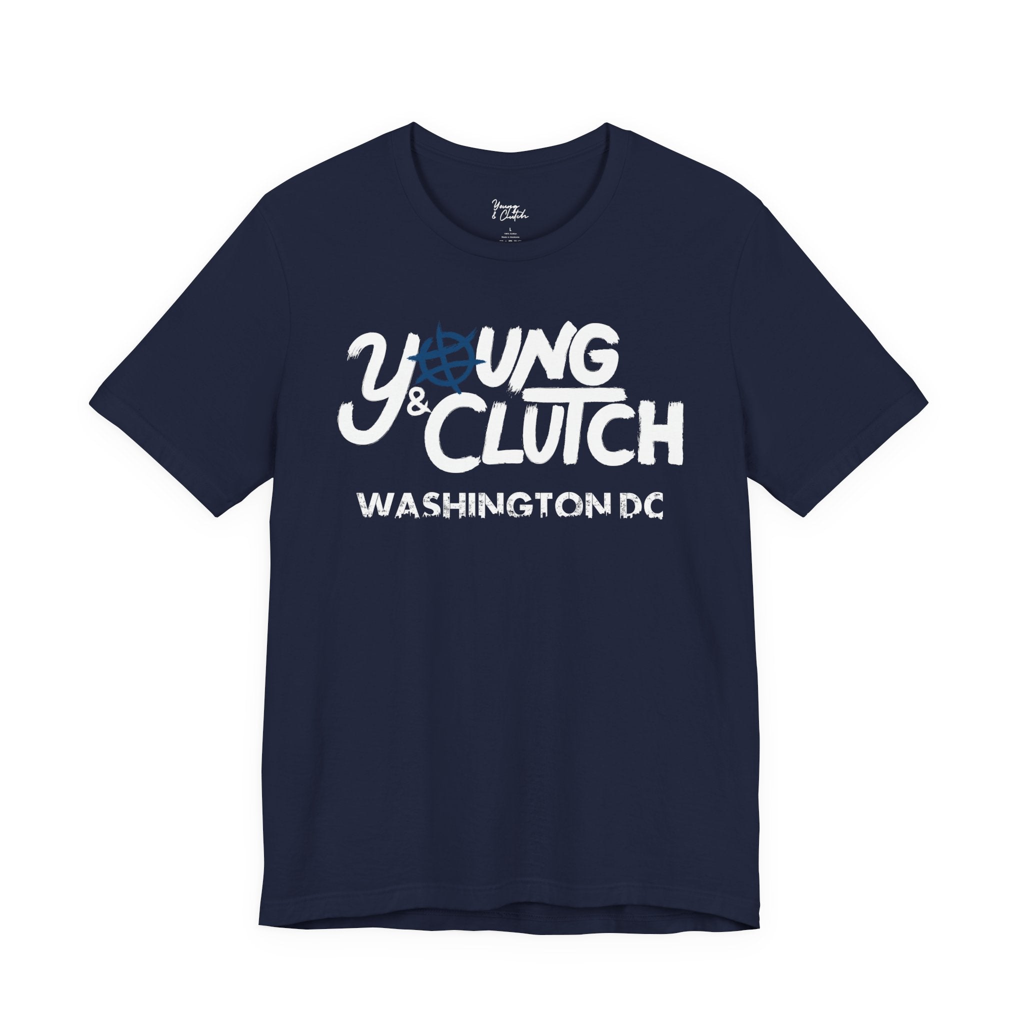 Young & Clutch Washington DC  Basketball T-shirt (Adult size)