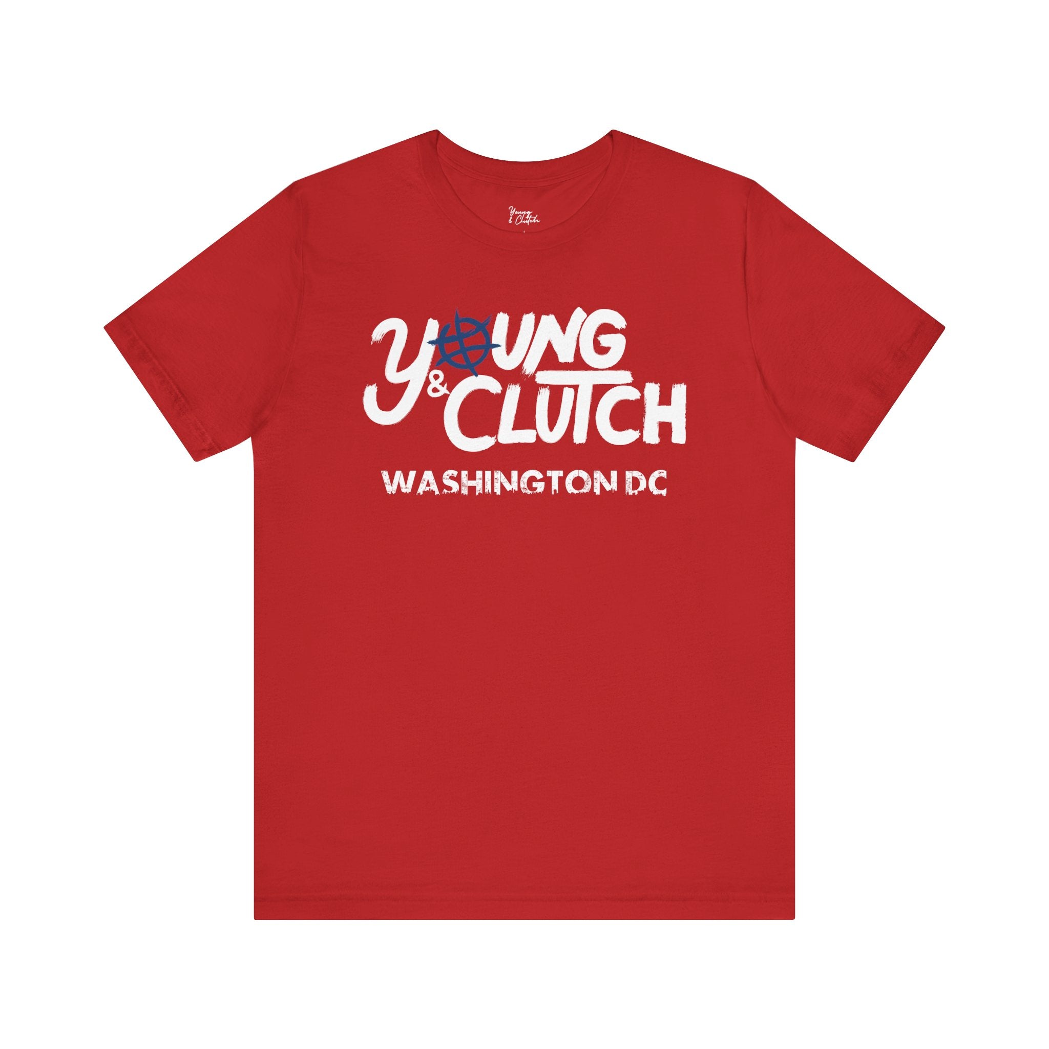 Young & Clutch Washington DC  Basketball T-shirt (Adult size)