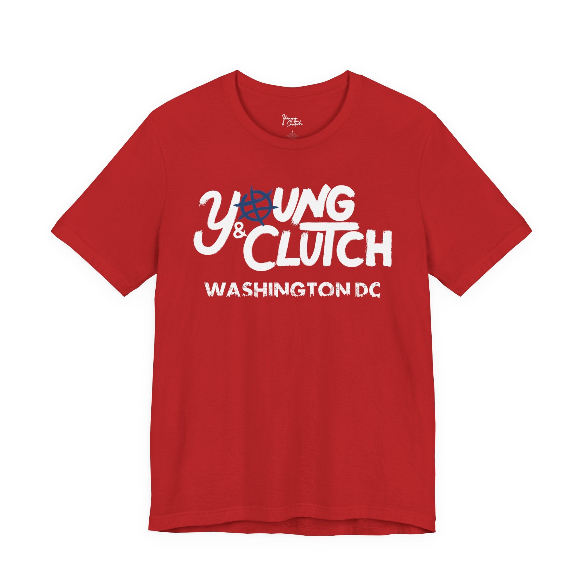 Young & Clutch Washington DC  Basketball T-shirt (Adult size)