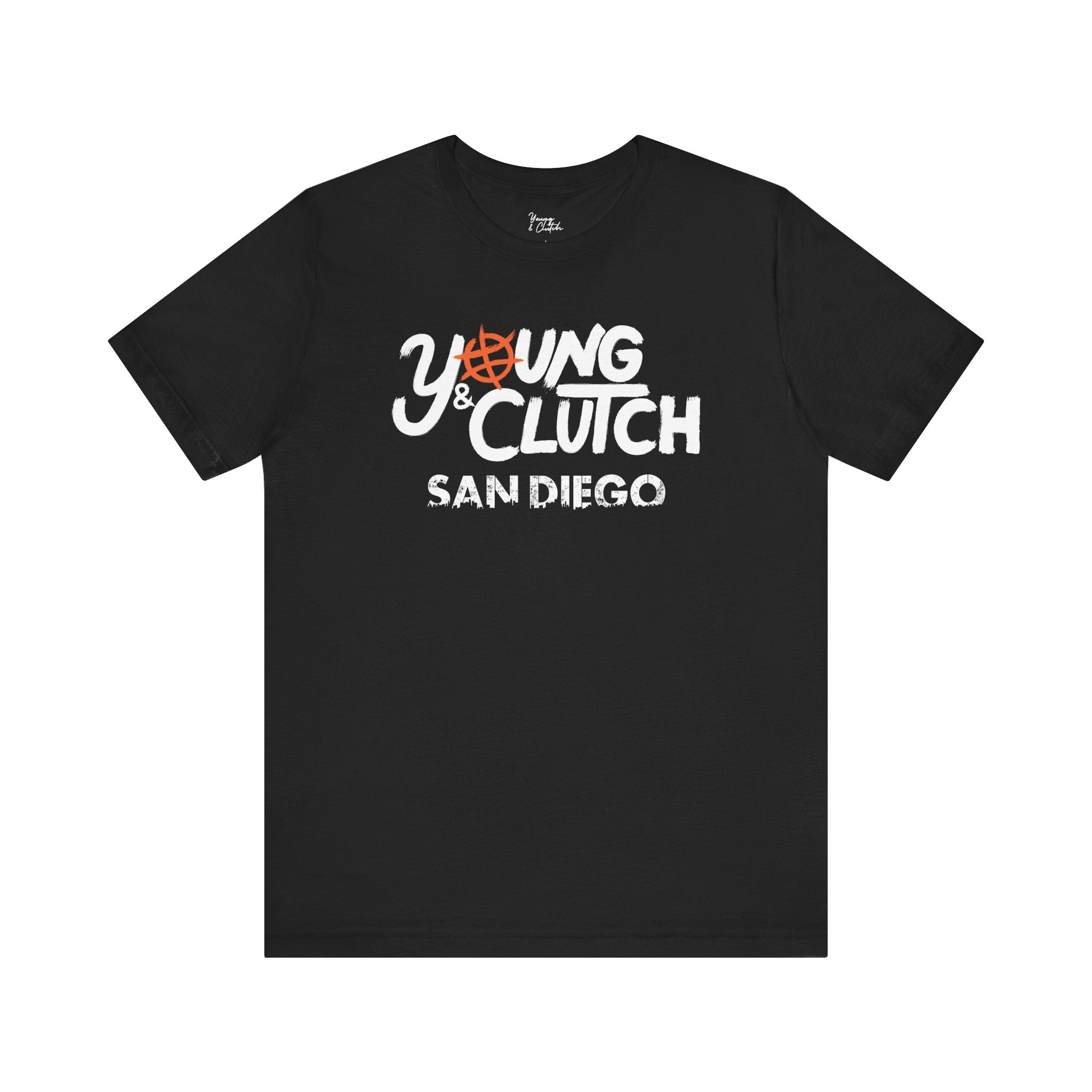 Adult Young & Clutch Classic Basketball San Diego T-shirt for youth.