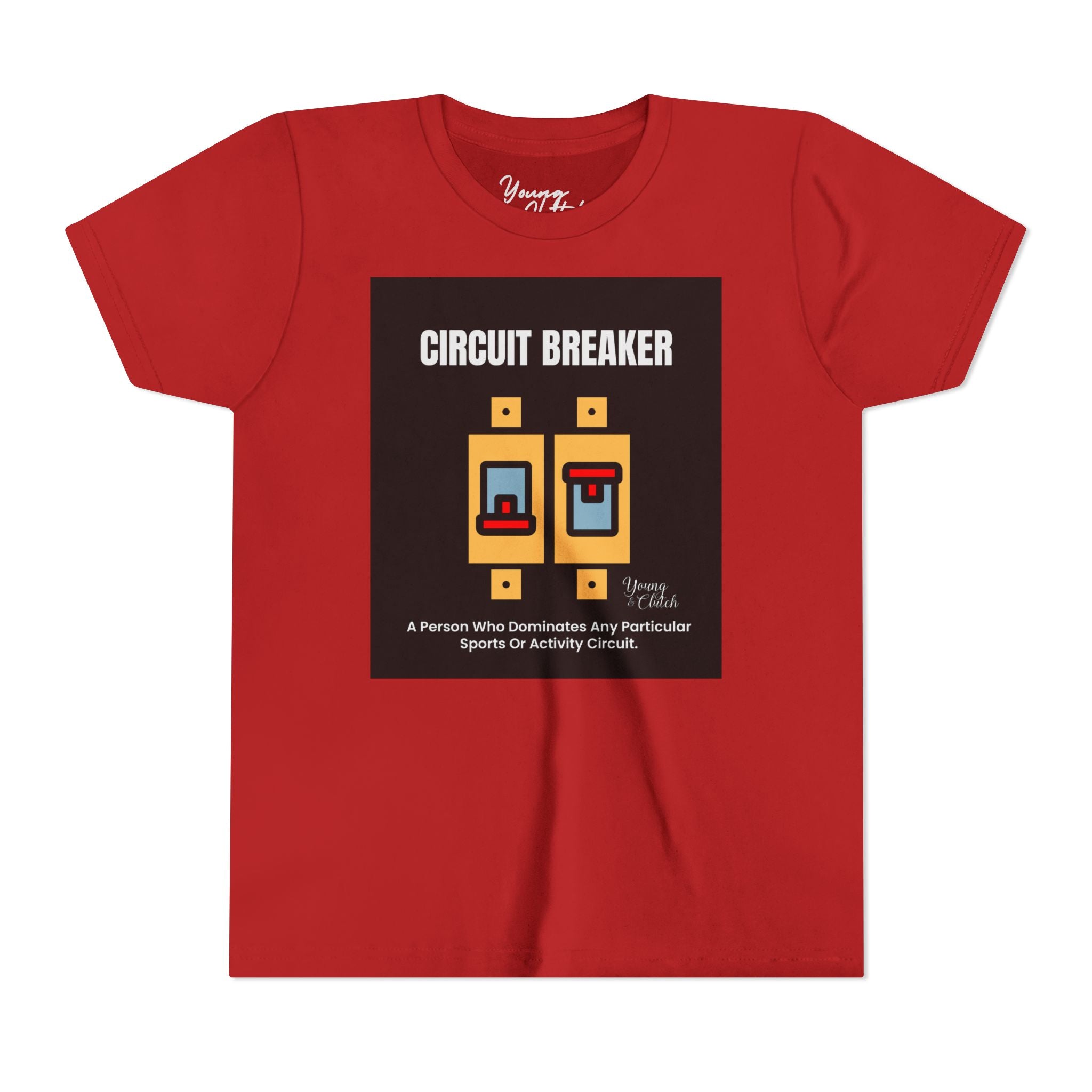Youth Short Sleeve Tee Young & Clutch Circuit Breaker 2